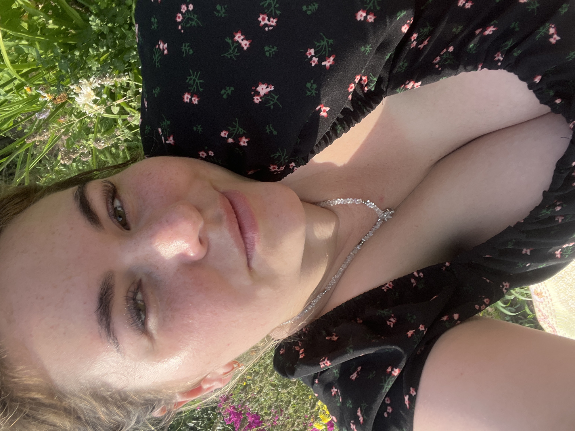 Summer morning in a Chaikovsky garden — flowers, kids, outdoors