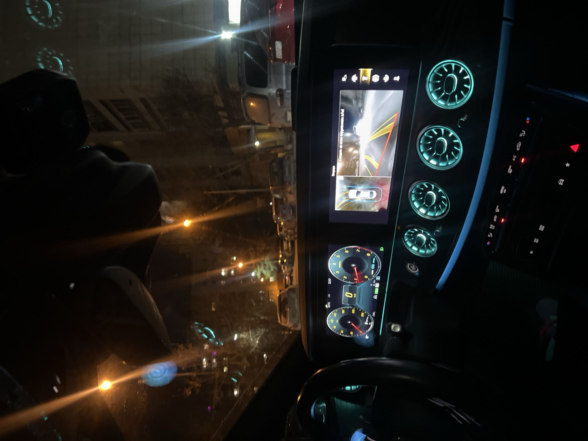 Interior scenes documented in Tyumen, Russia Monday evening