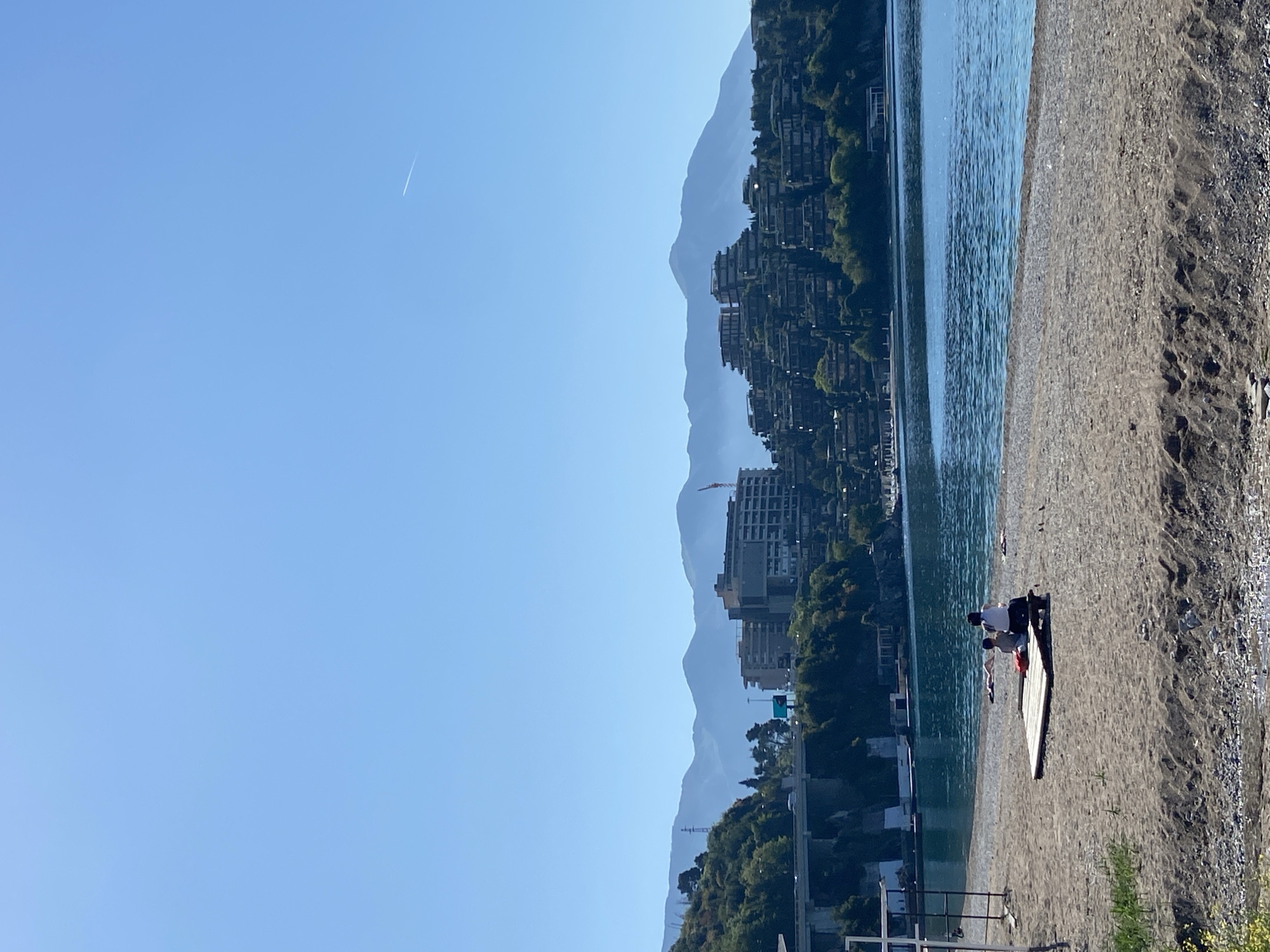 Morning scenes captured along Budva coast and beach