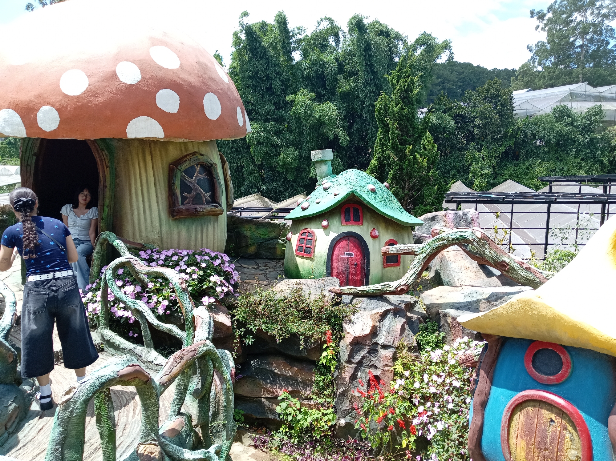 Inside Da Lat's quirky fairy-tale themed outdoor attraction