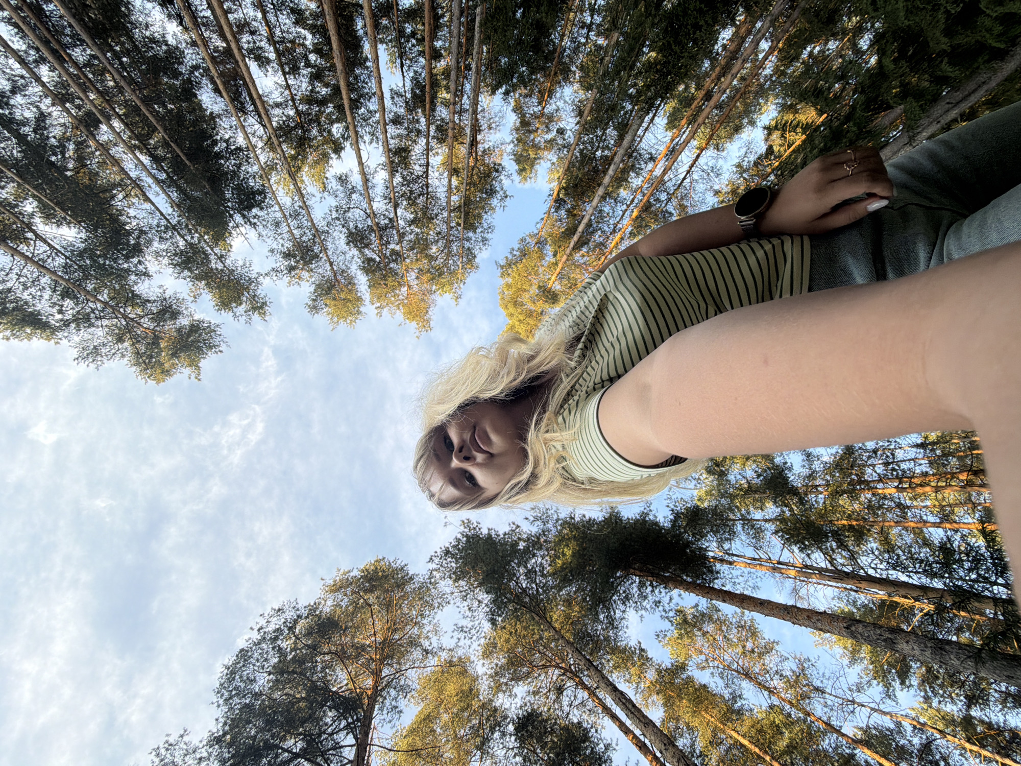 Summer forest walk in Chaikovsky with a pug and wildflowers
