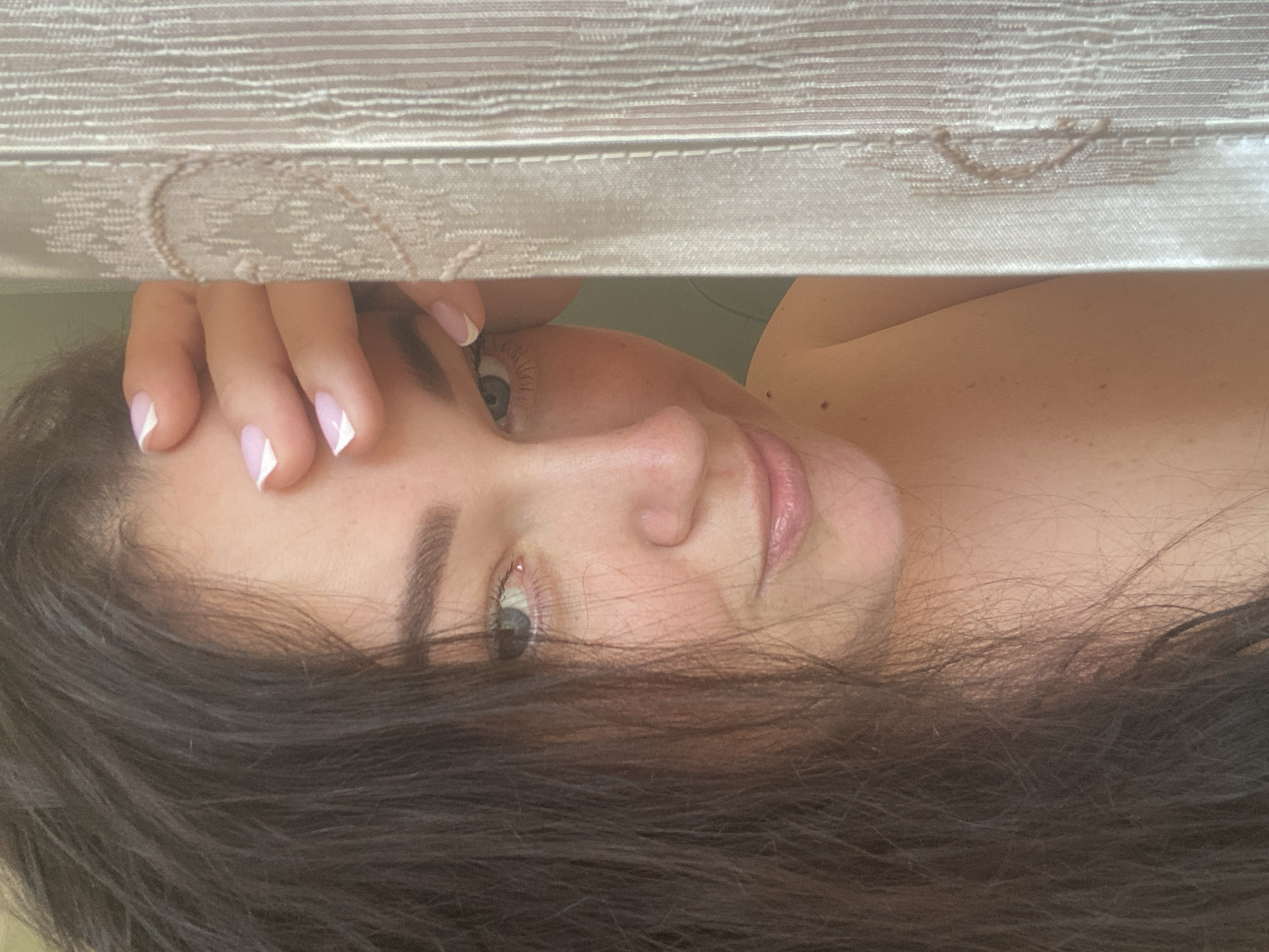Woman rests peacefully in Sochi morning scene