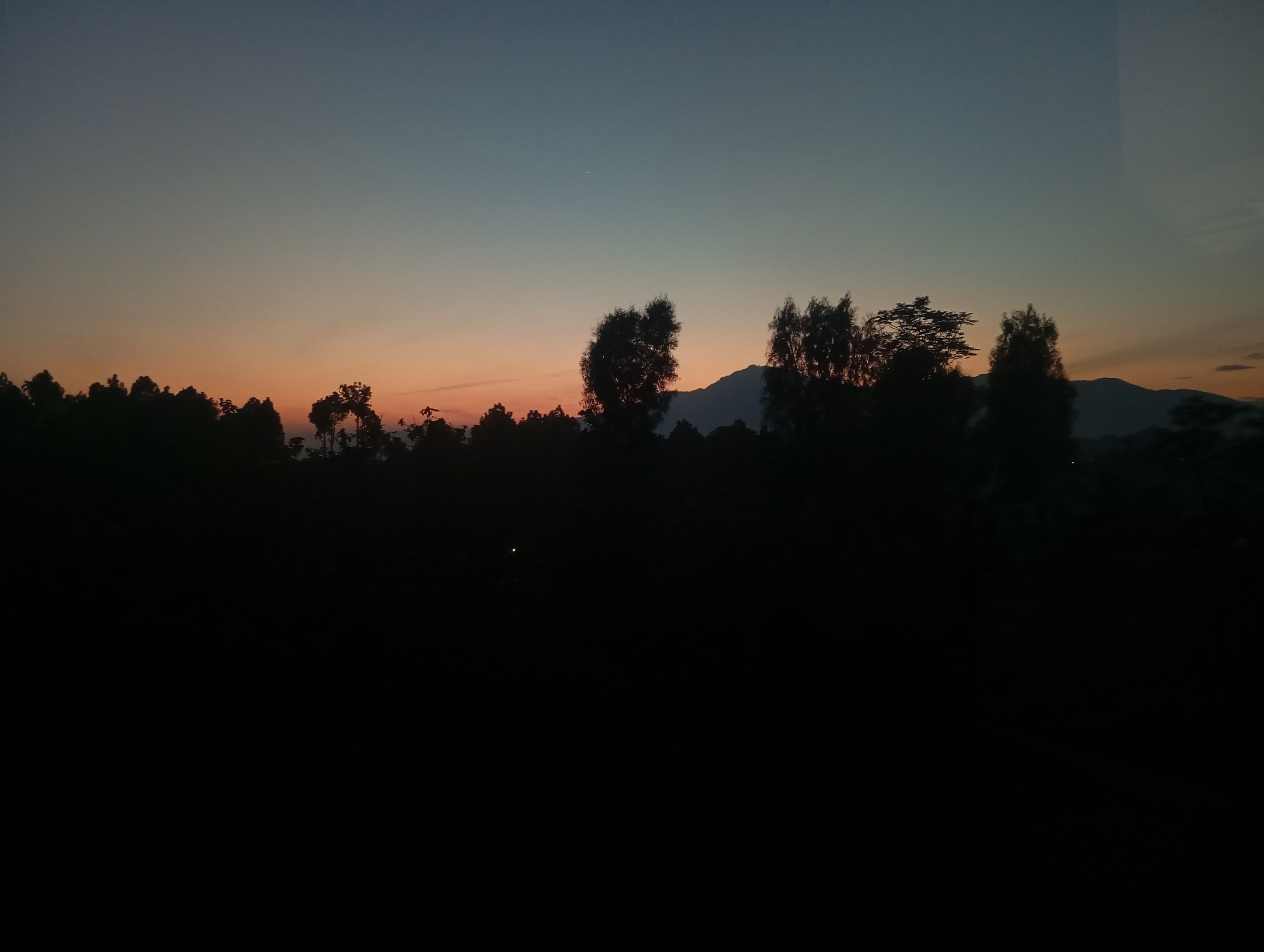 Dusk landscape captured by witnesses in Lassan Pakistan