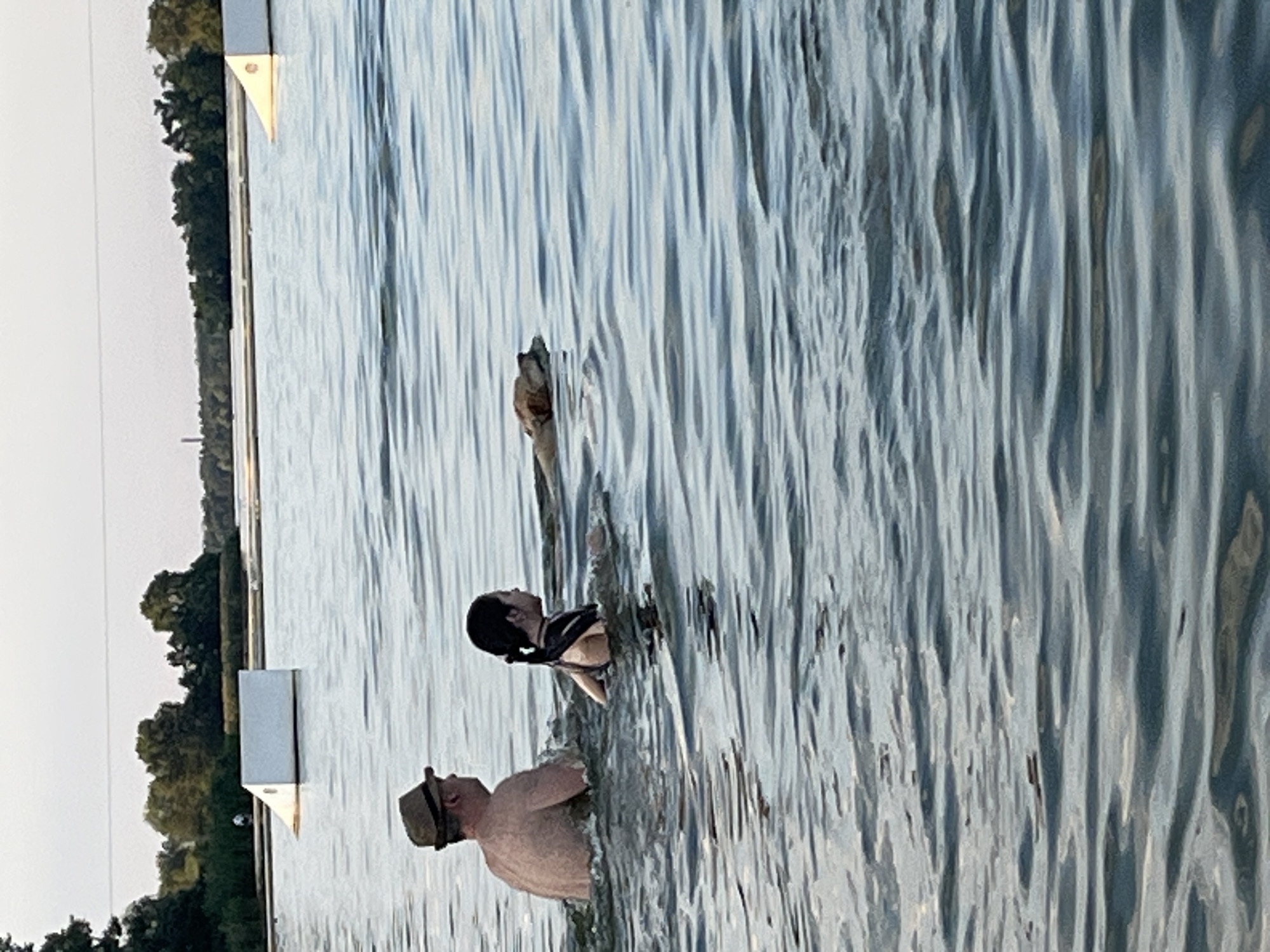 Summer afternoon on the Dnipro River: swimming, wakeboarding, golden hour