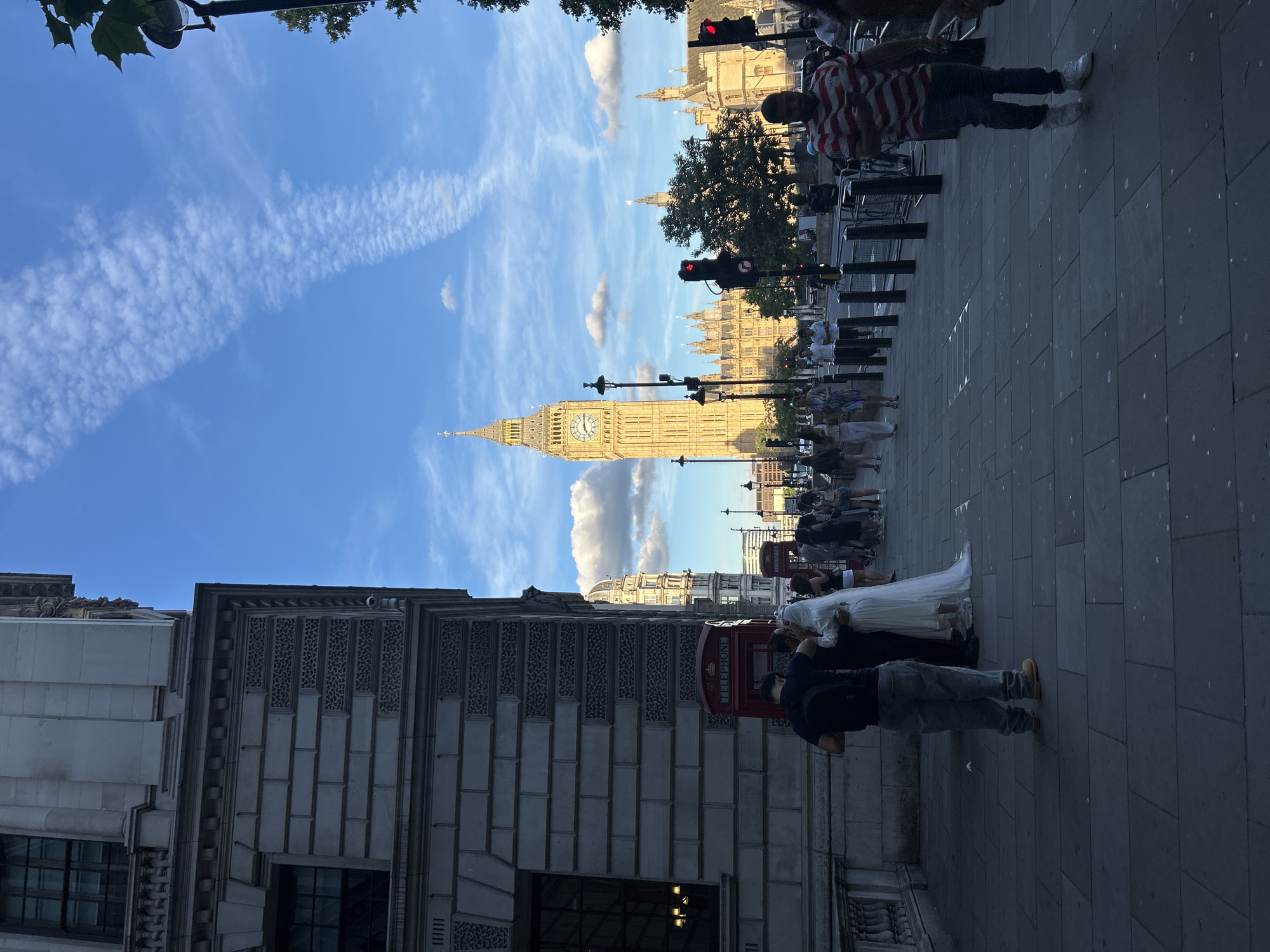 Big Ben on a clear summer evening in Westminster