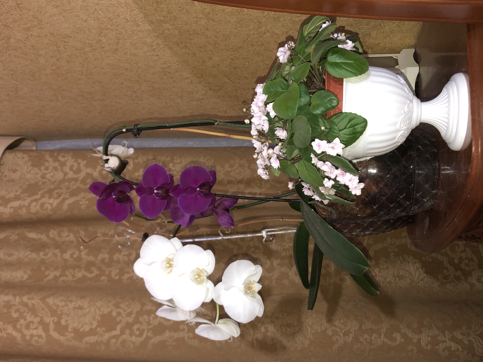 Orchids, crystals, and an Earth-holding goddess figurine