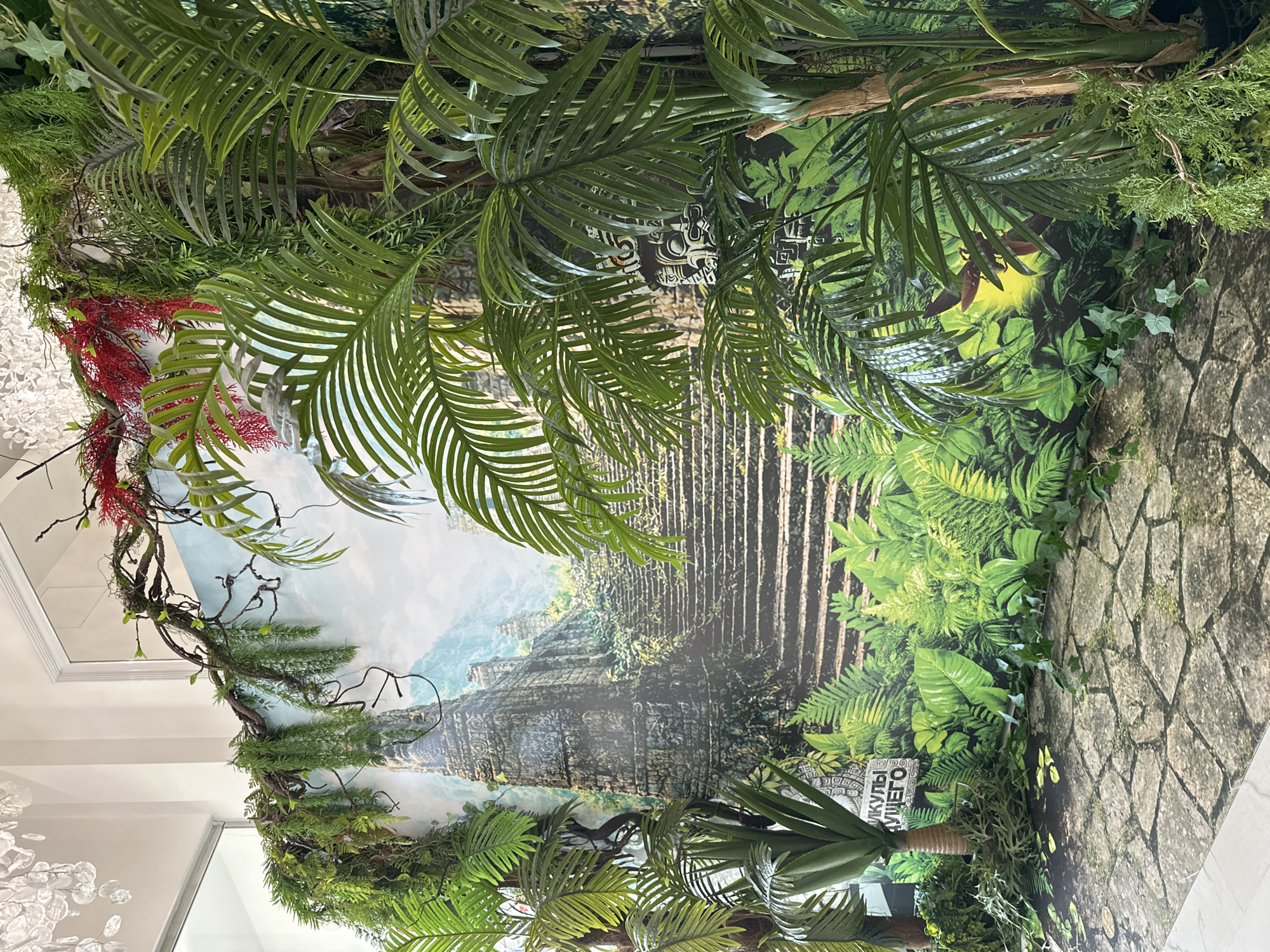 Interior decorations documented in Khimki building