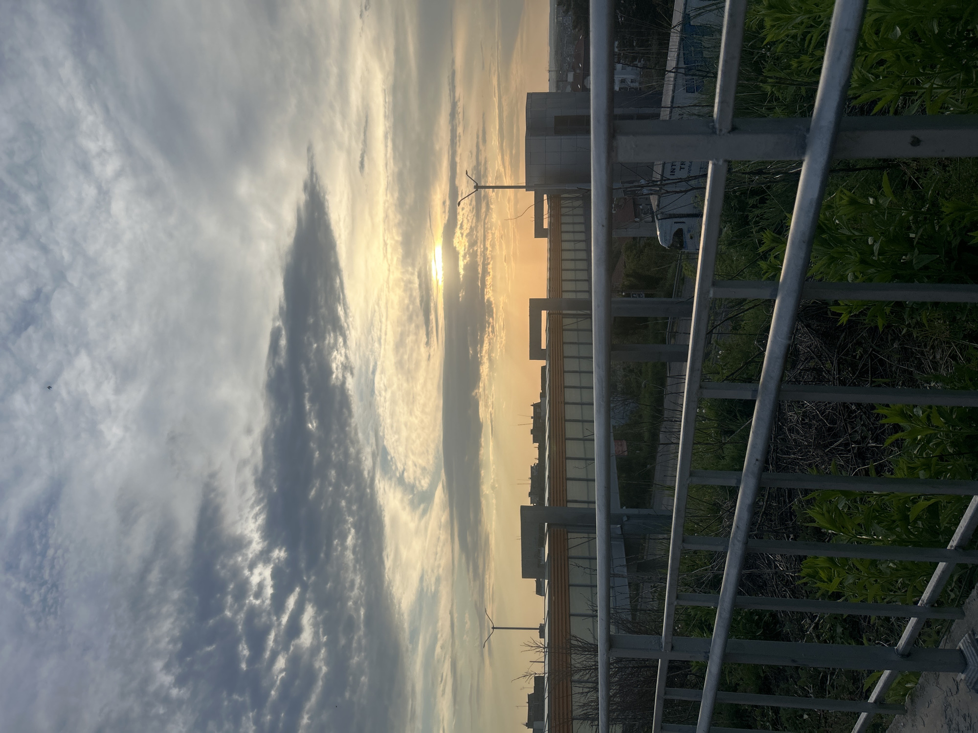 Urban view captured from elevated position in Ruse, Bulgaria