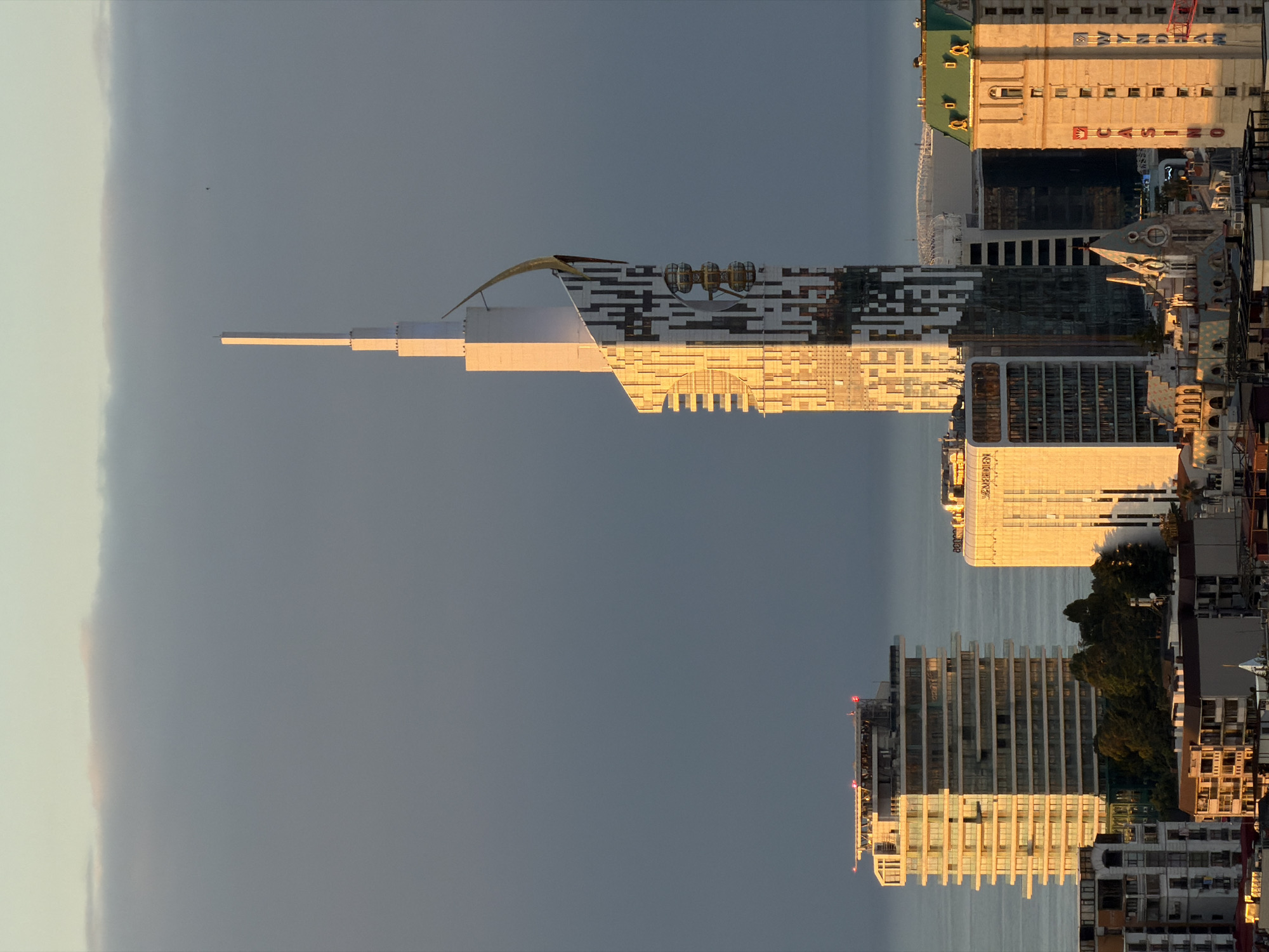 Batumi skyline and coast at golden hour, multiple angles