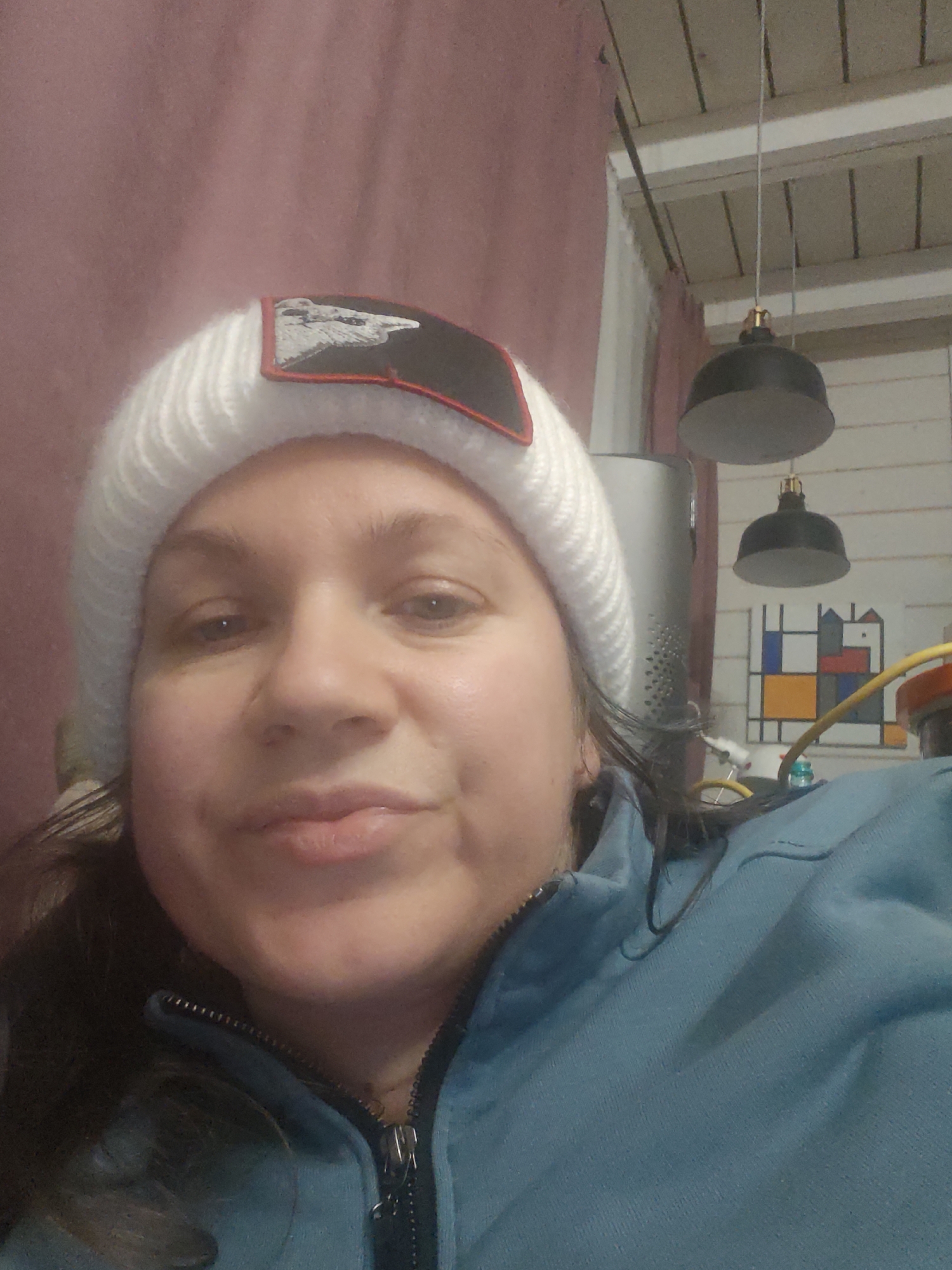 Evening selfies and interior moments captured in rural Russia