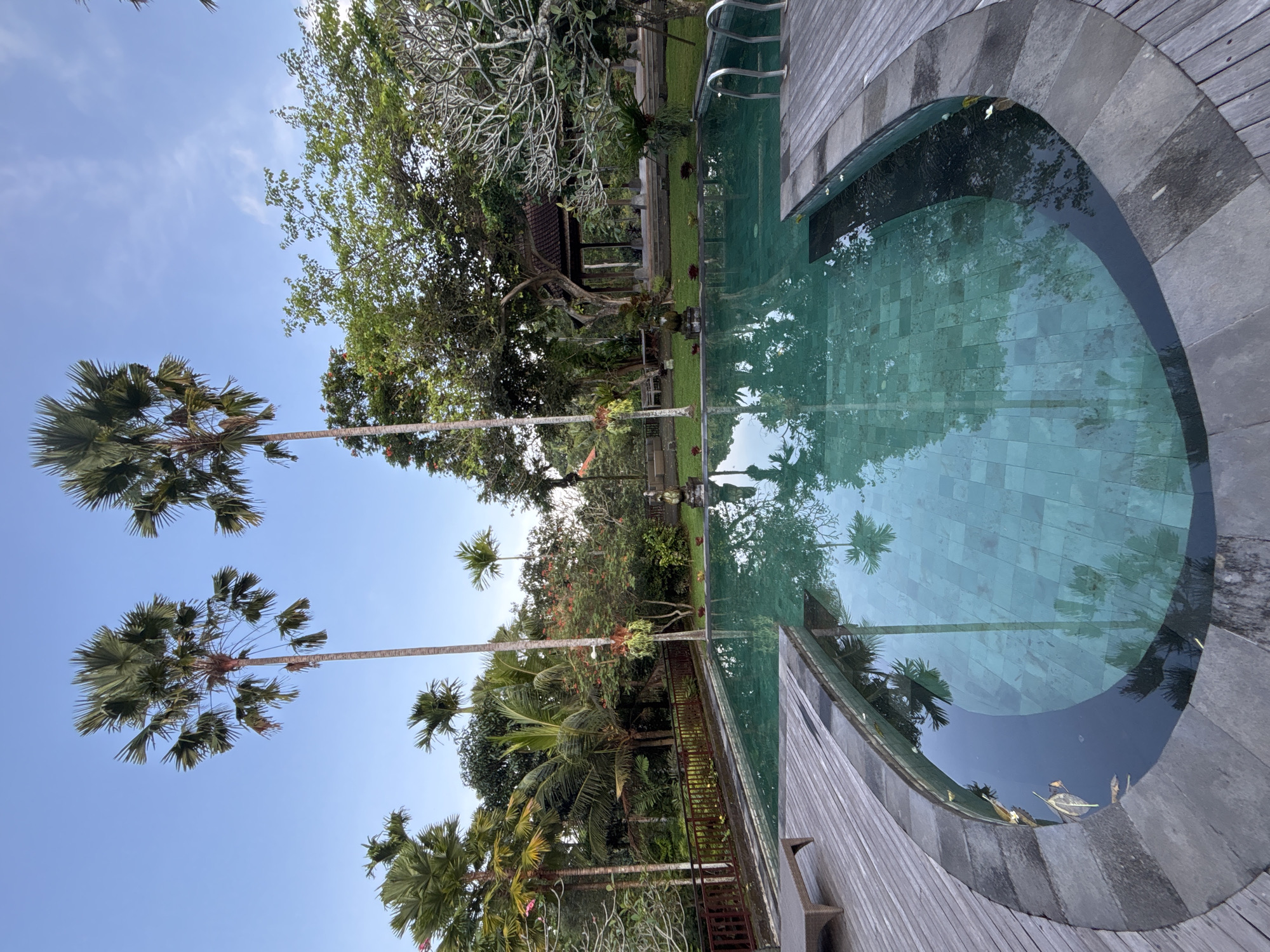 Tranquil water scenes documented in Ubud District, Indonesia