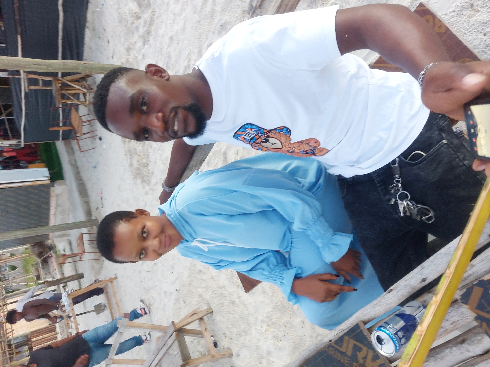 Beachgoers enjoy casual moments at Dar es-Salaam coastline