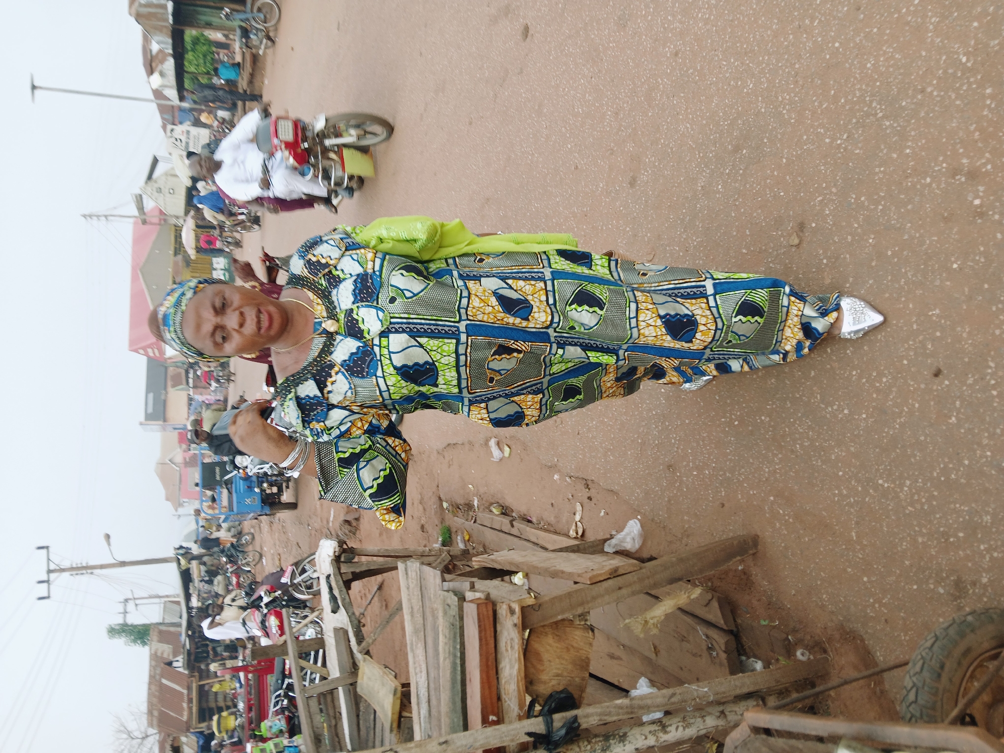 Morning market activity observed in Ankpa, Nigeria streets