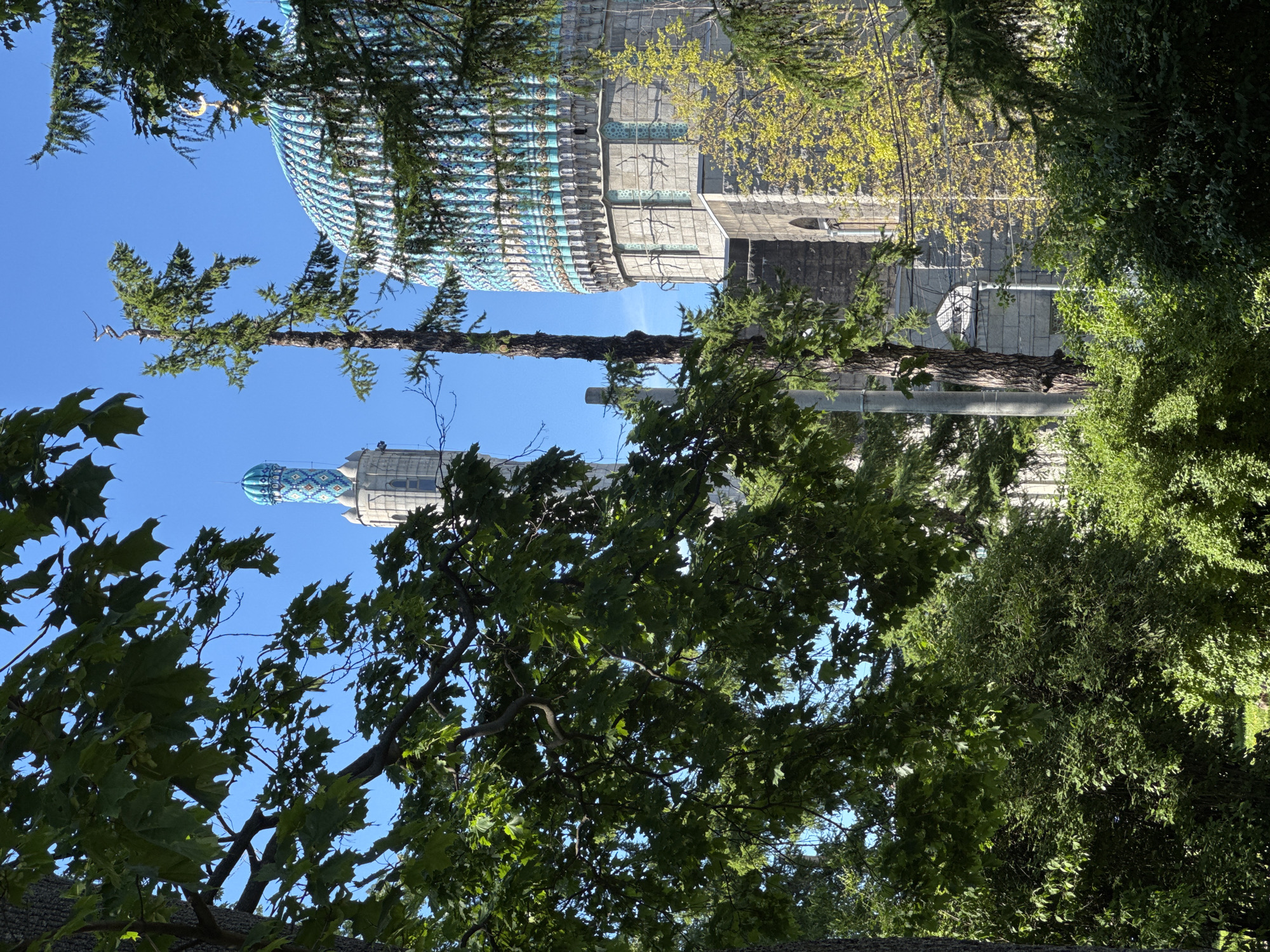 Tourist documents architectural walk through central Saint Petersburg landmarks