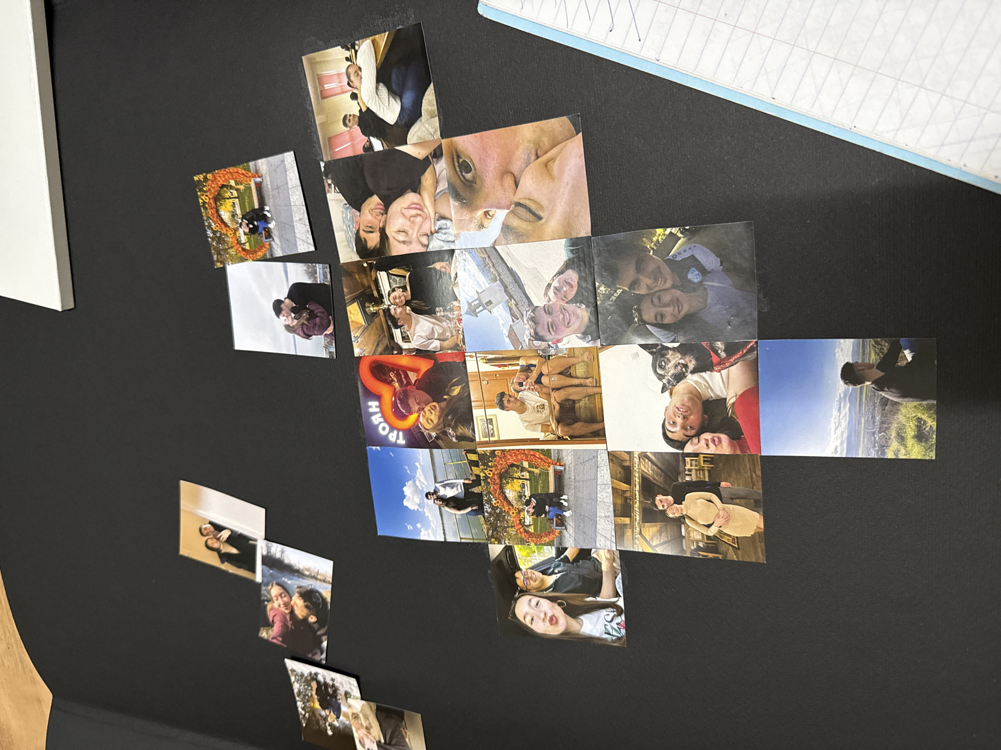 Sofia resident arranges couple photos in commemorative display