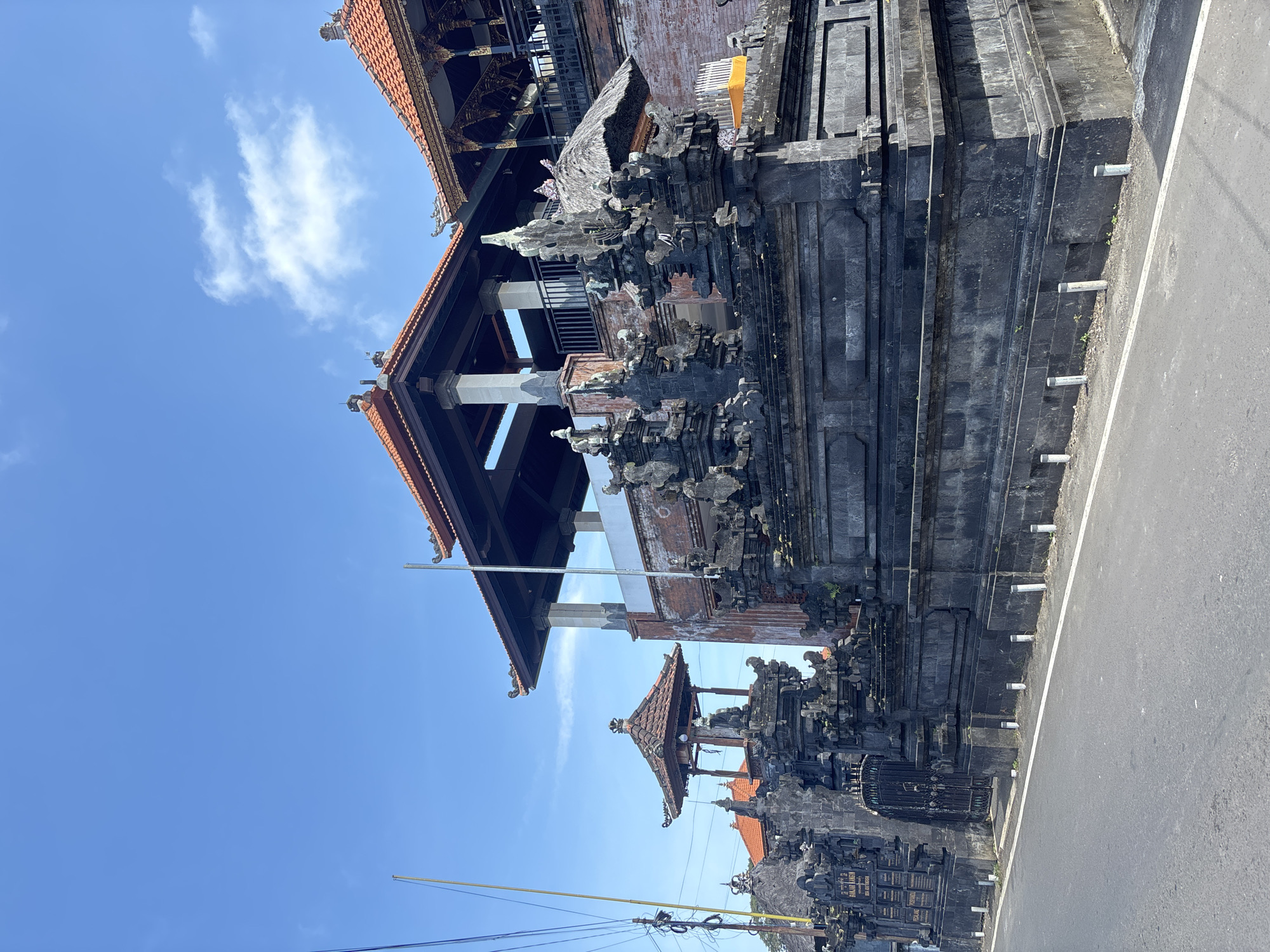 Traditional Balinese temple architecture documented in Kuta Selatan