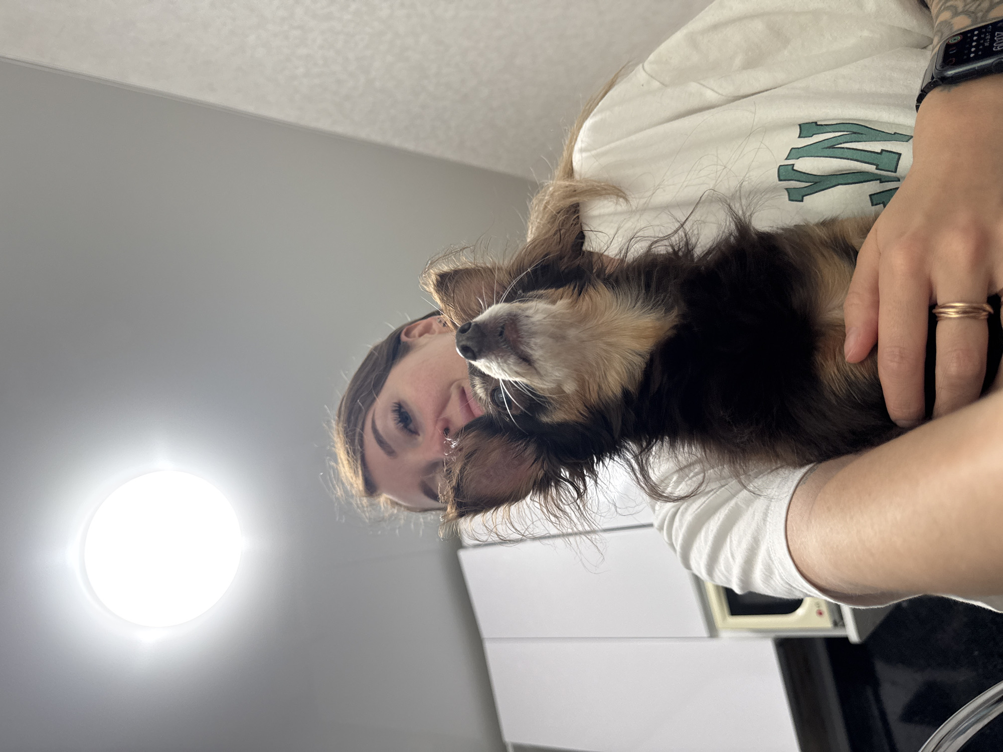 Pet cuddles and forest selfies in Chaikovsky, Russia