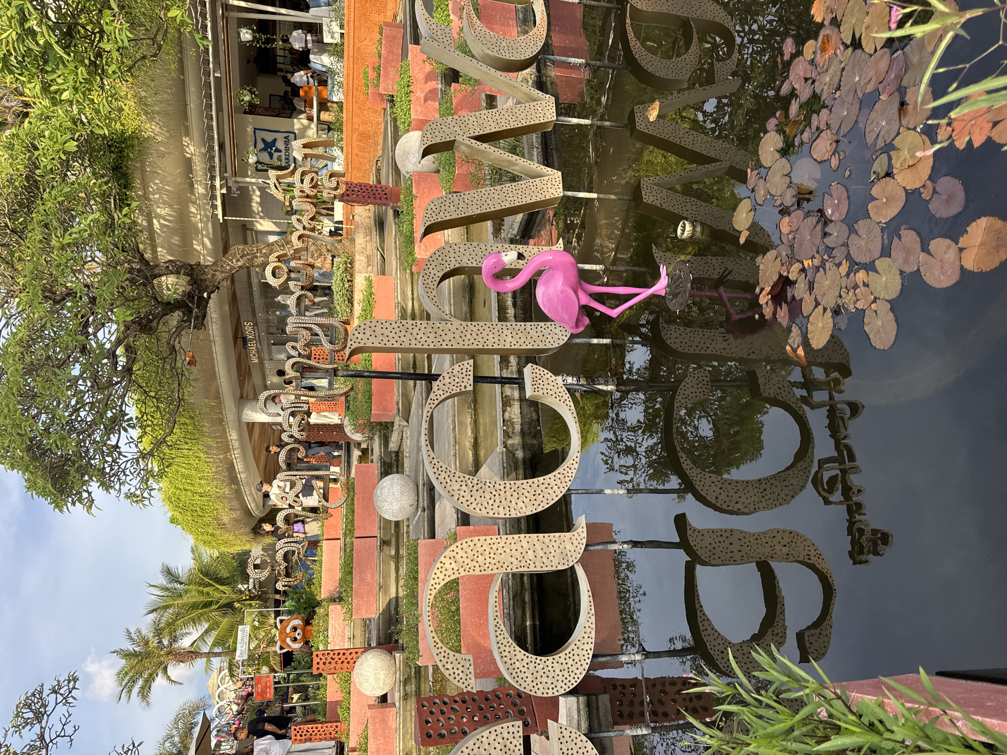 Tourist scenes captured in Kuta Indonesia morning