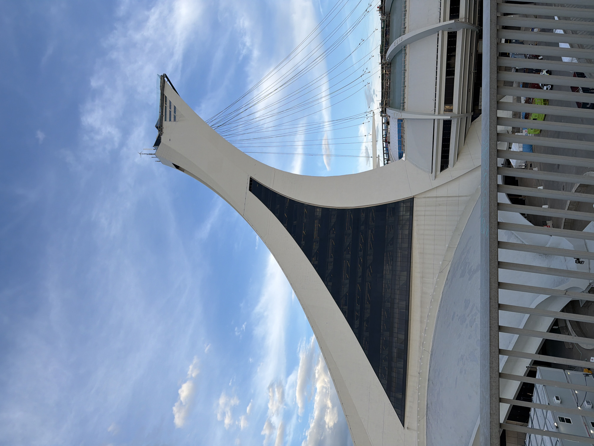 Around the Olympic Stadium and streets of Montreal
