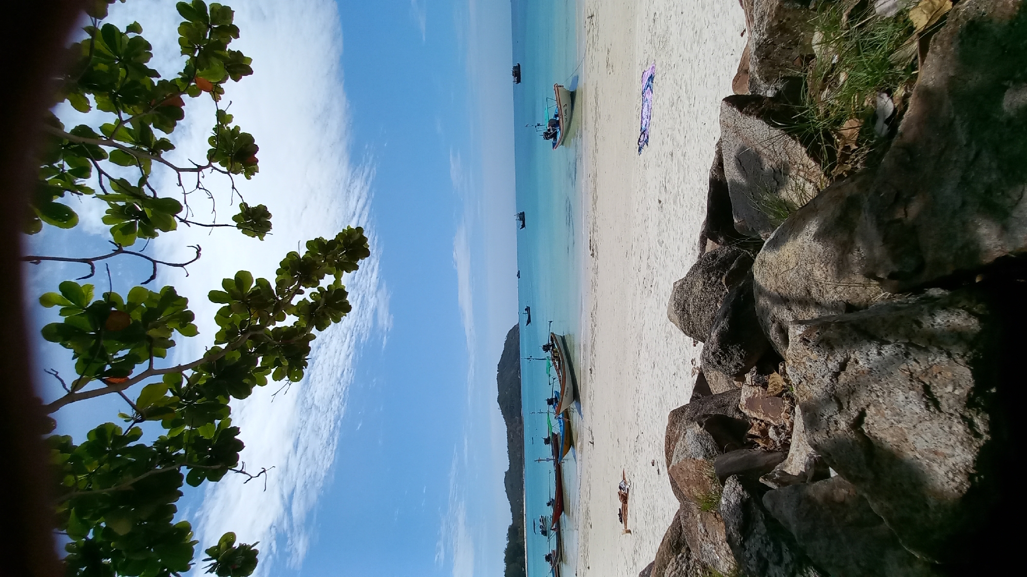 Lazy morning scenes across Koh Phangan's beaches and shoreline