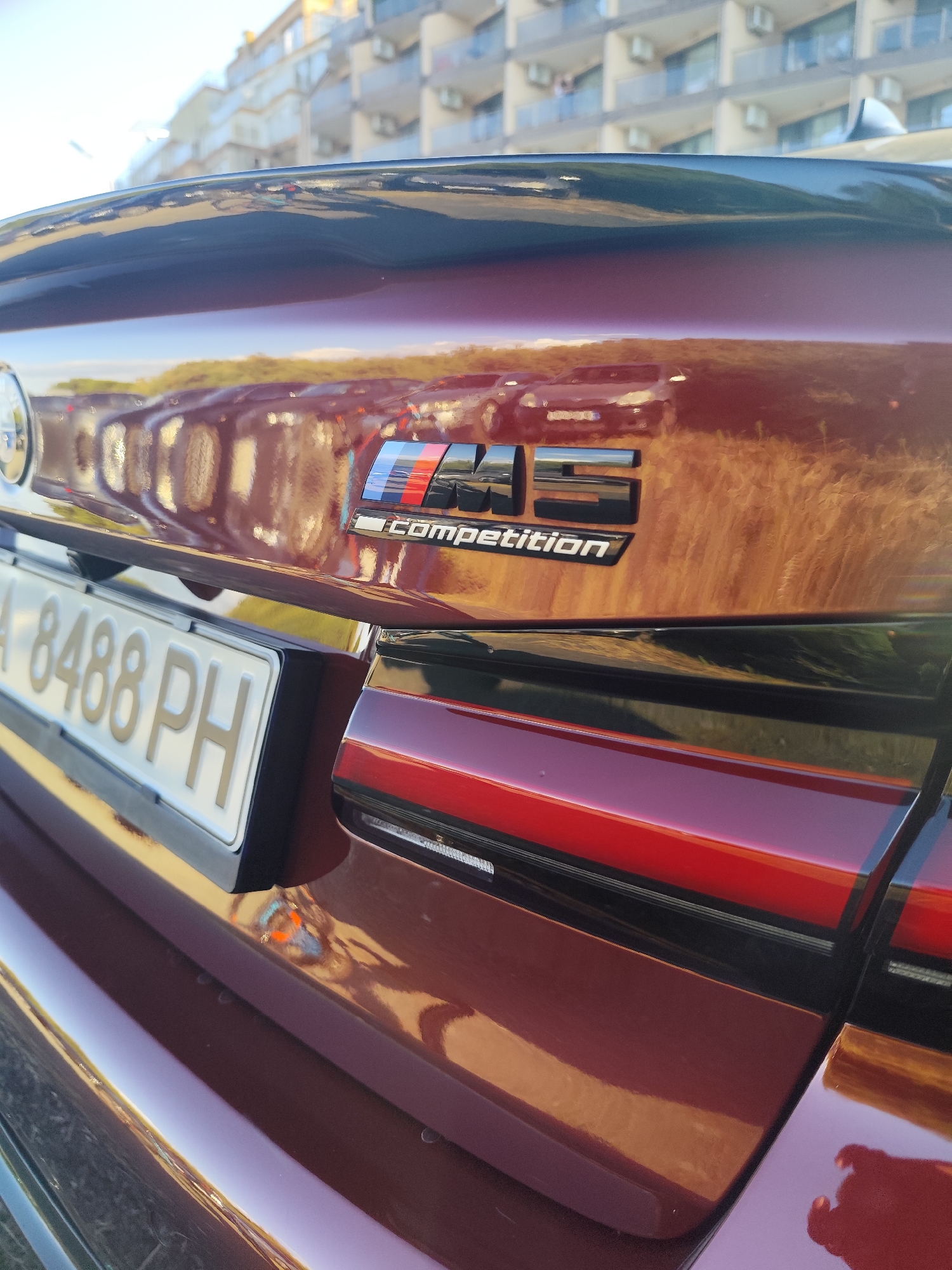 Red BMW M5 and Ferrari Purosangue spotted parked in Pomorie
