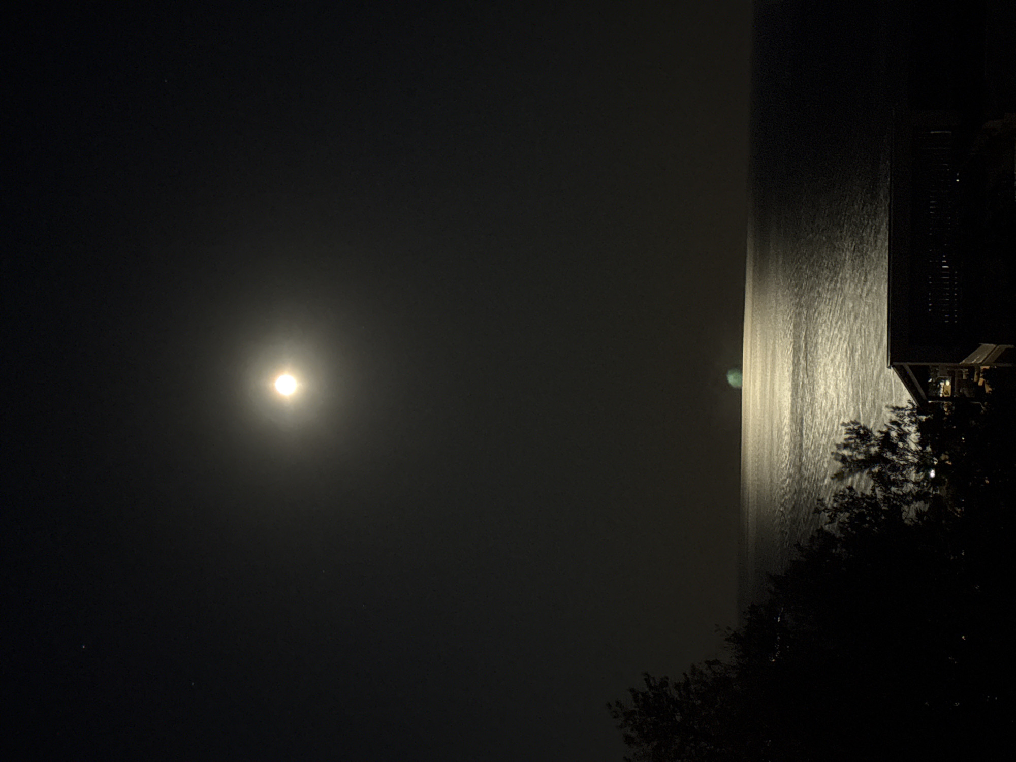 Full moon illuminates Šušanj coastline during nighttime viewing session
