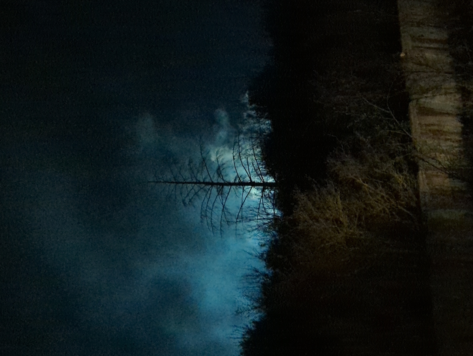 Nighttime scenes documented across Razgrad, Bulgaria over 9-minute span