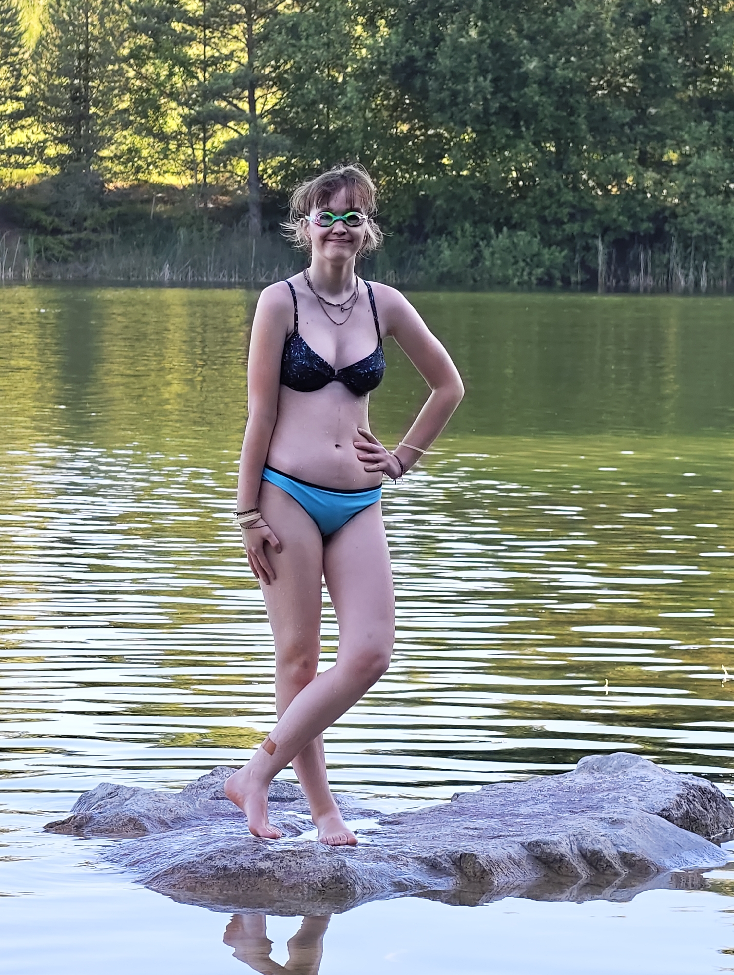 Lazy summer afternoon by a Swedish lake