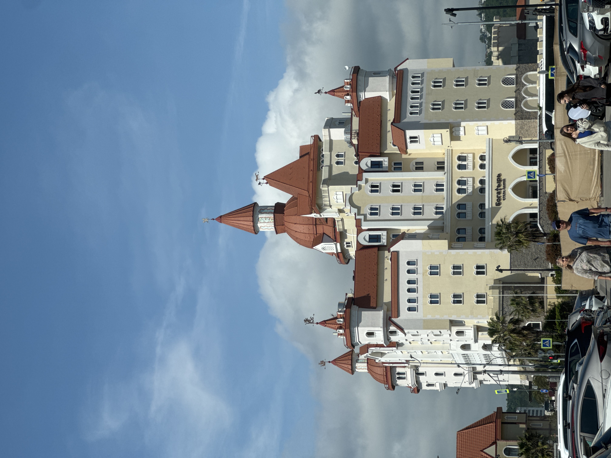 Fairytale-style building complex documented in Sirius, Russia
