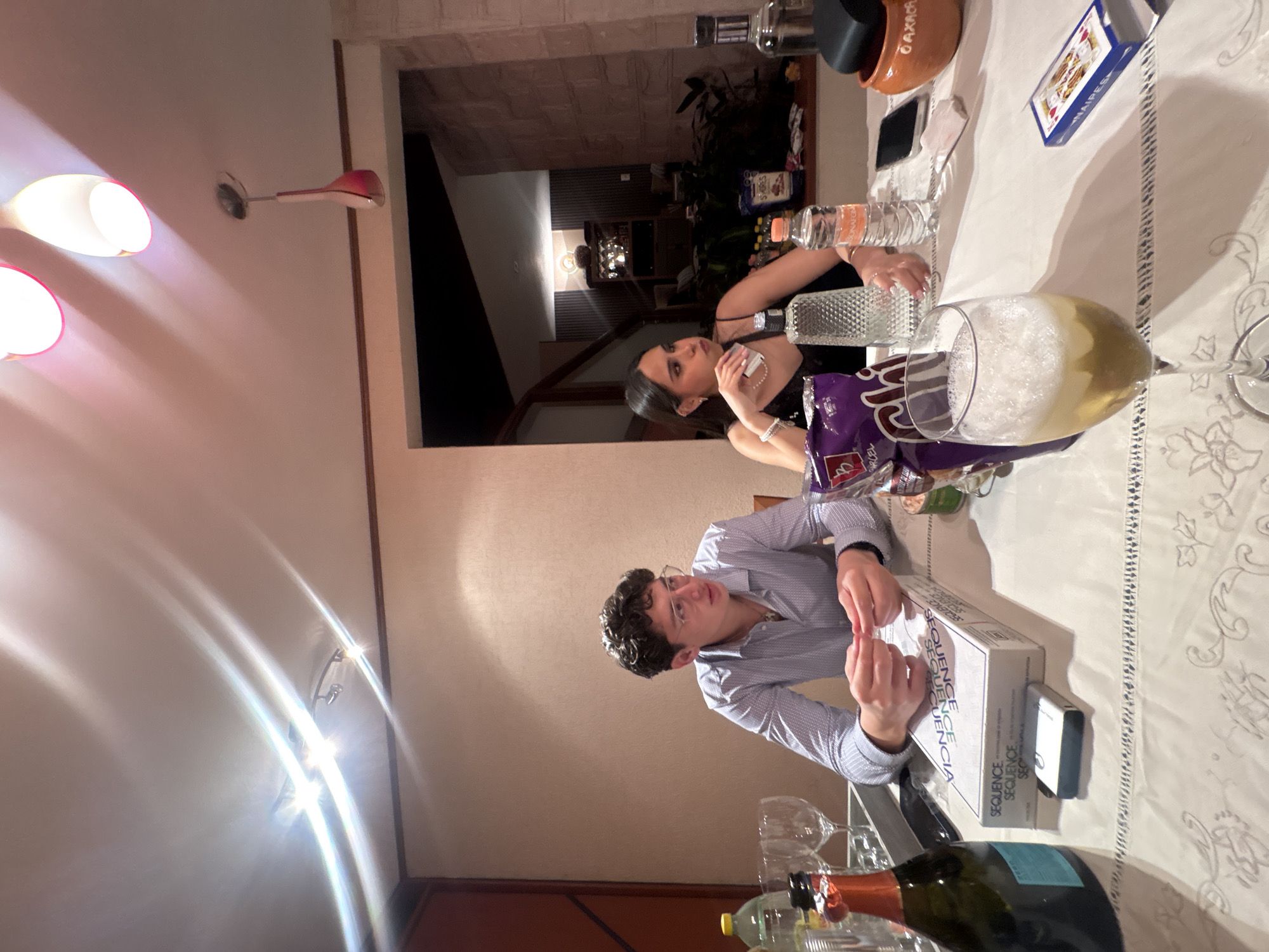 Late Night Game and Drinks Session in Puebla Home