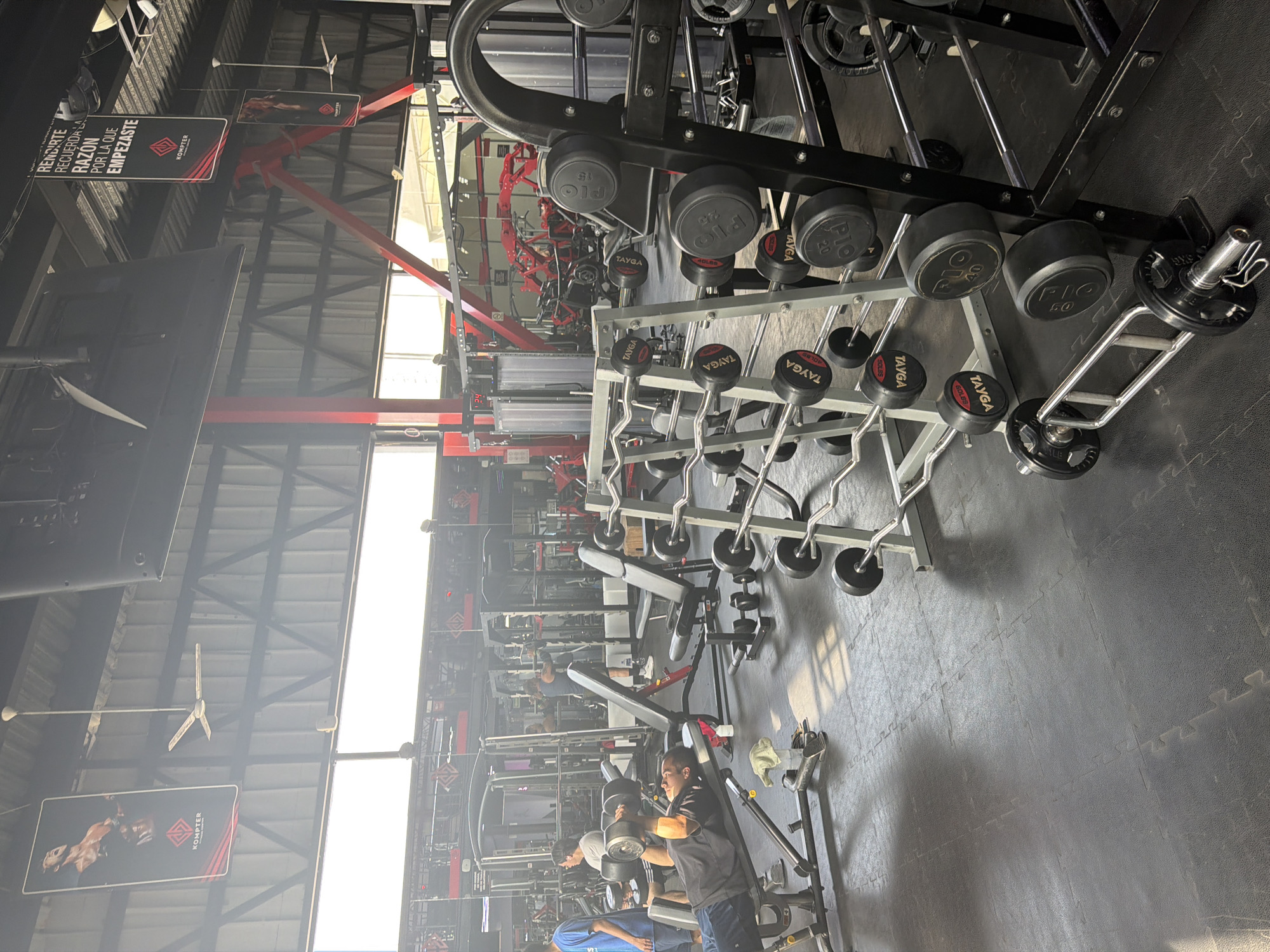 Gym interior documented in Cholula, Mexico