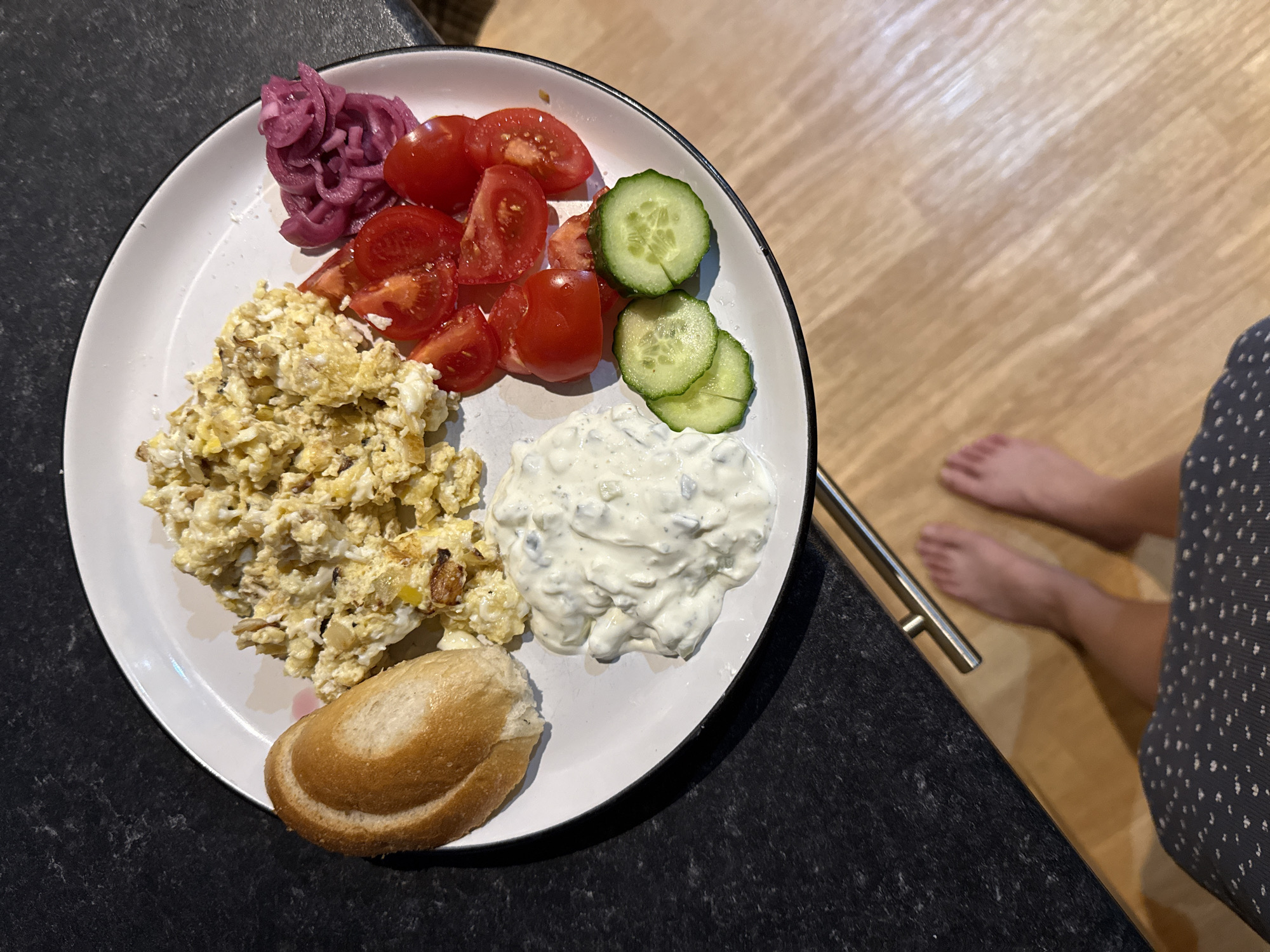 Great Yarmouth resident documents home cooking session with eggs