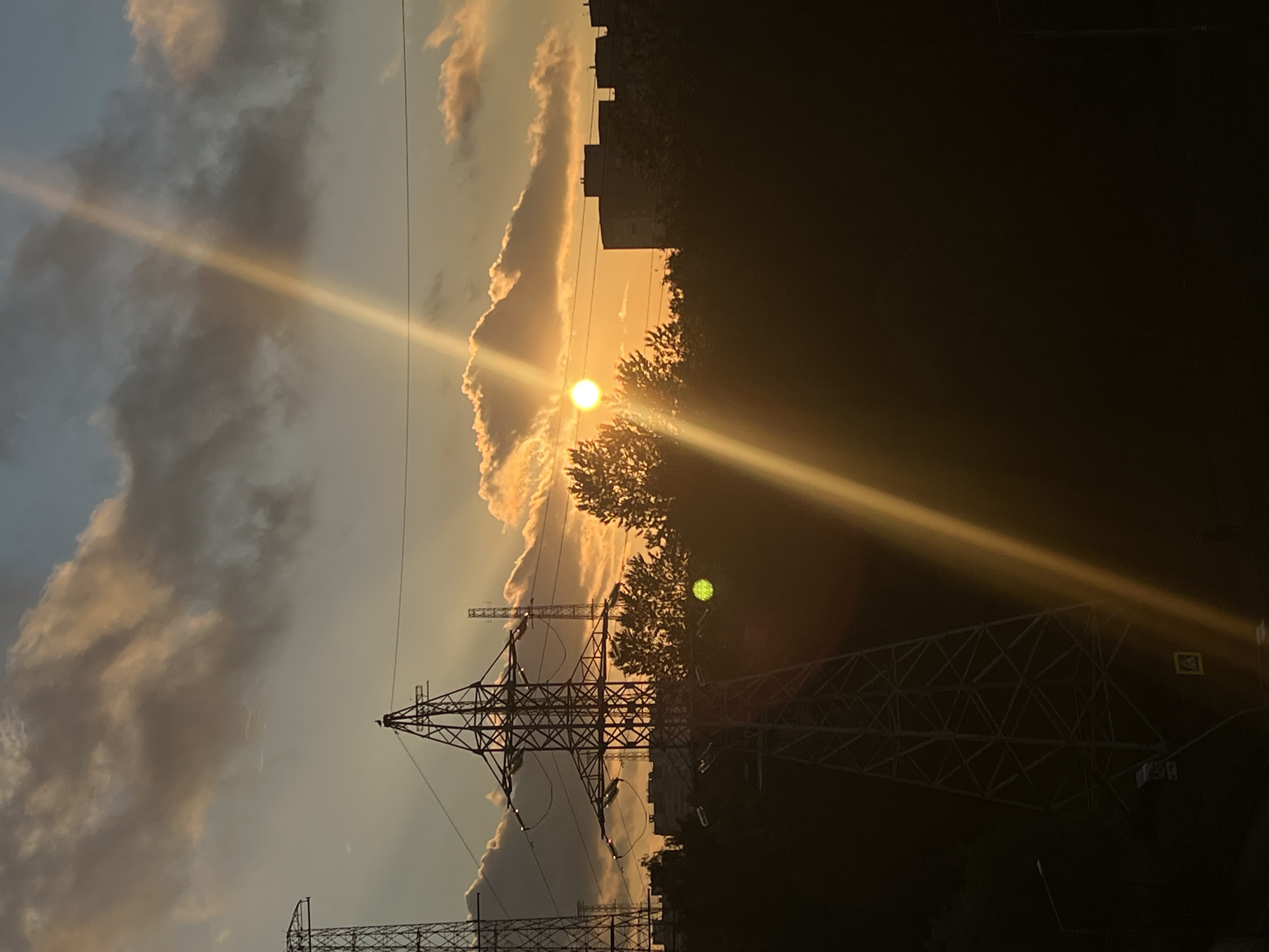 Golden-hour selfies and sweeping sunset views over Shushary