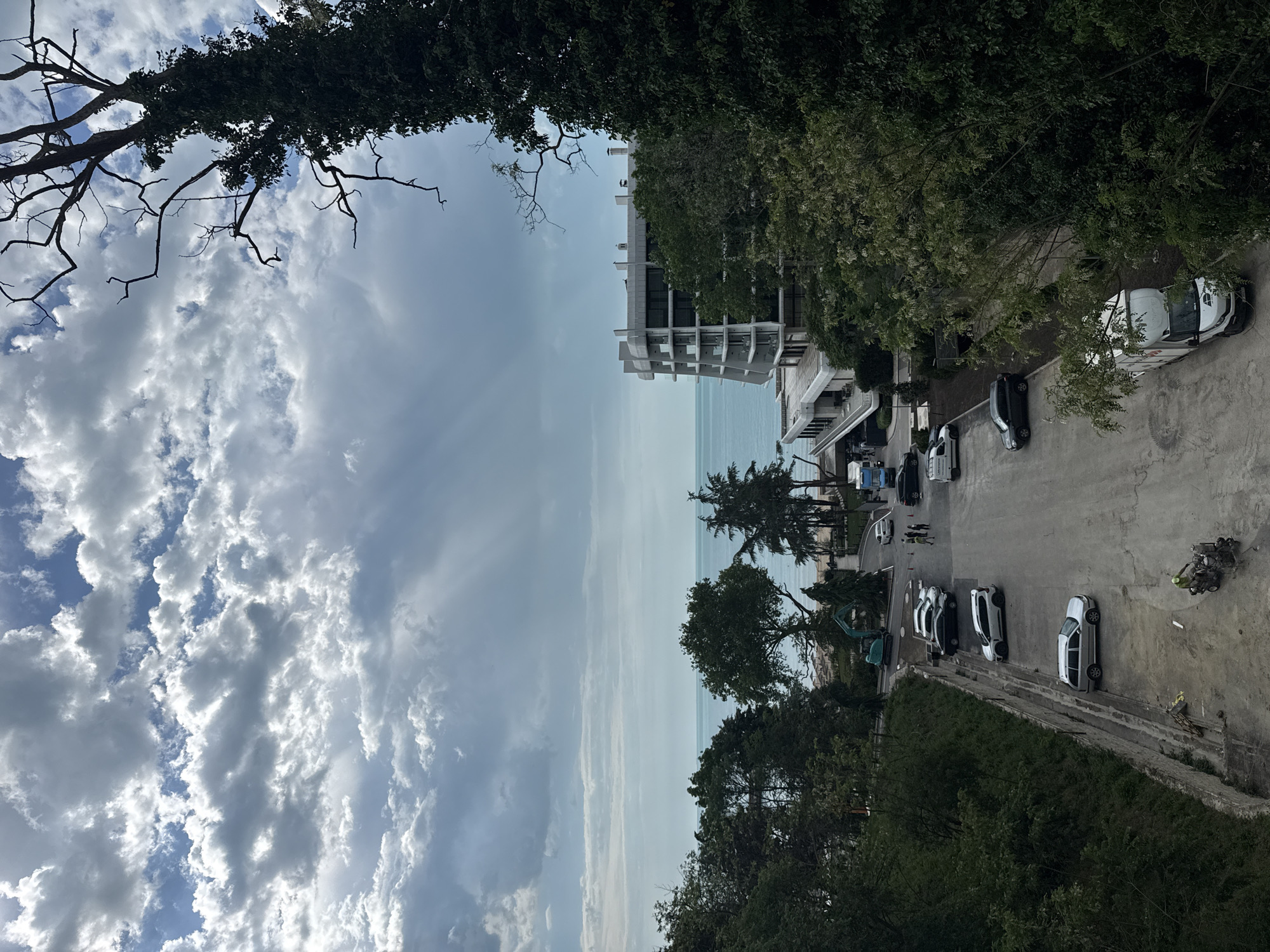 Morning coastal view captured from elevated position in Varna