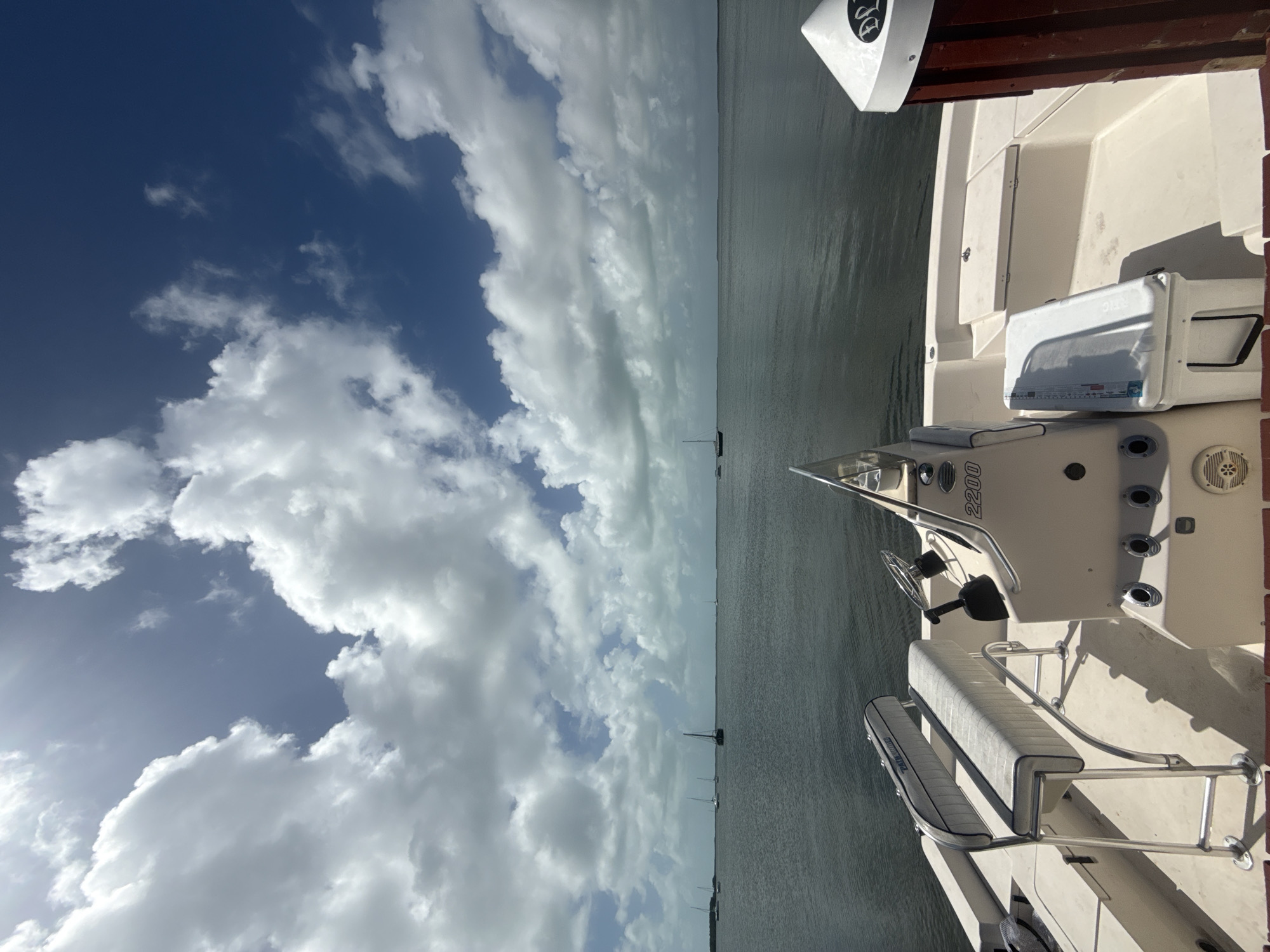 Coastal deck scene captured in Key Largo, Florida