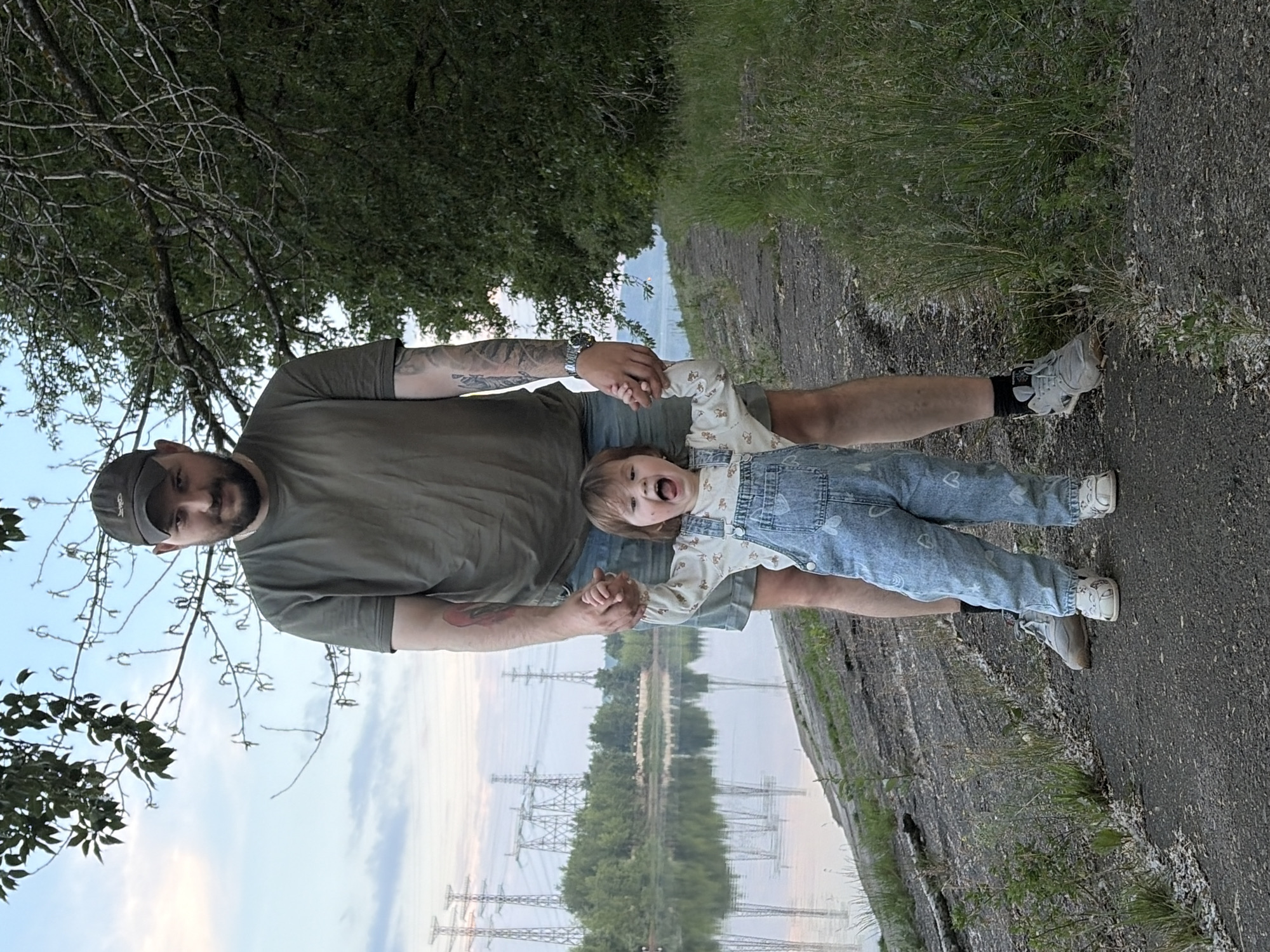 Playful afternoon by the river in Chaikovsky, Russia