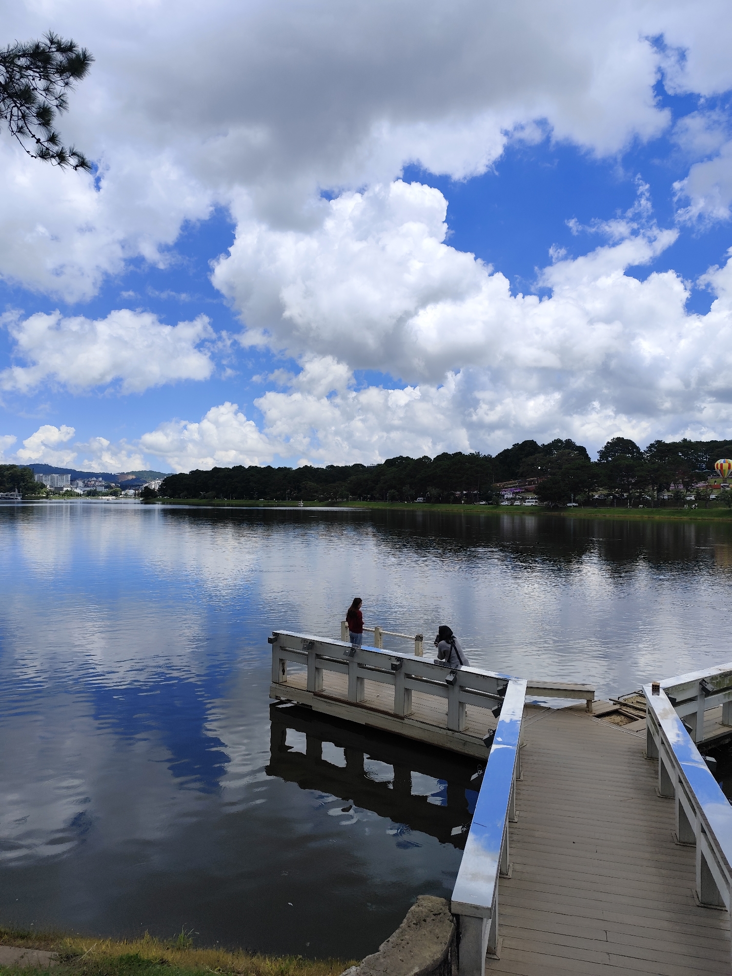 Morning tranquility documented at Da Lat's Xuan Huong Lake