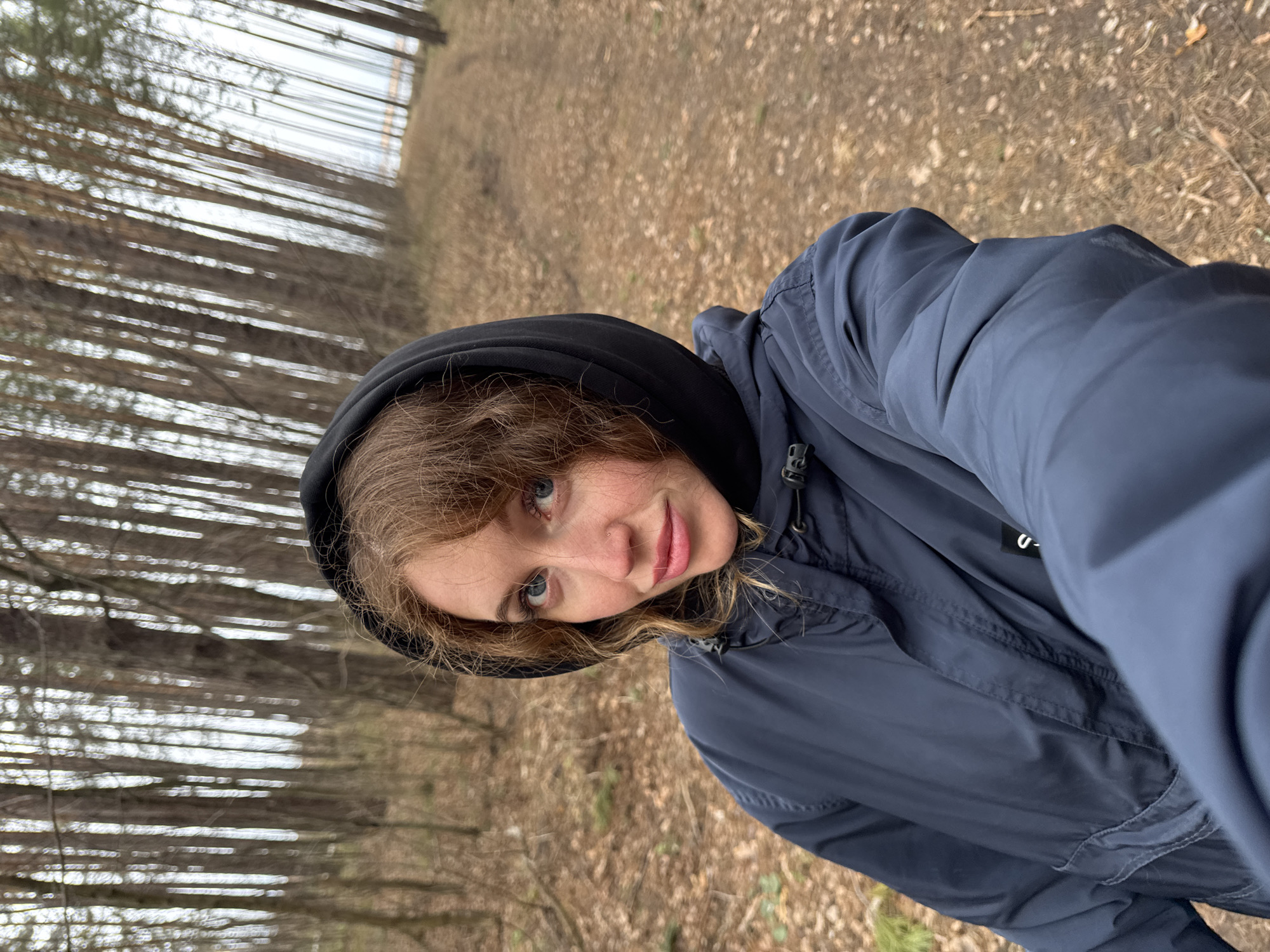 Family outing with dog captured in Chaikovsky forest