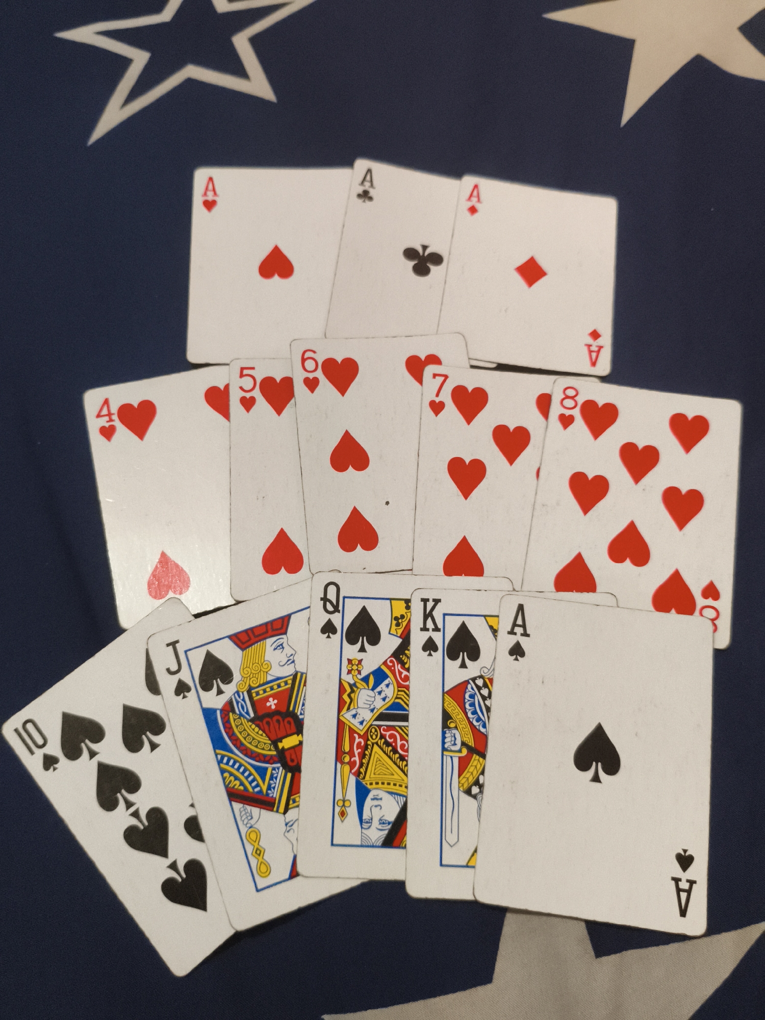 Playing cards and everyday scenes documented in Depok, Indonesia