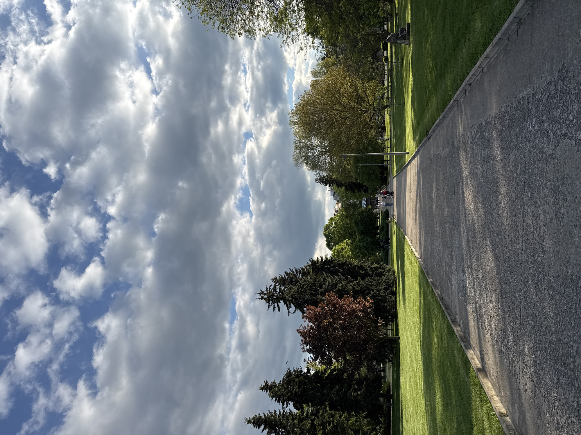 Unknown witness documents afternoon stroll through Dobrich city park