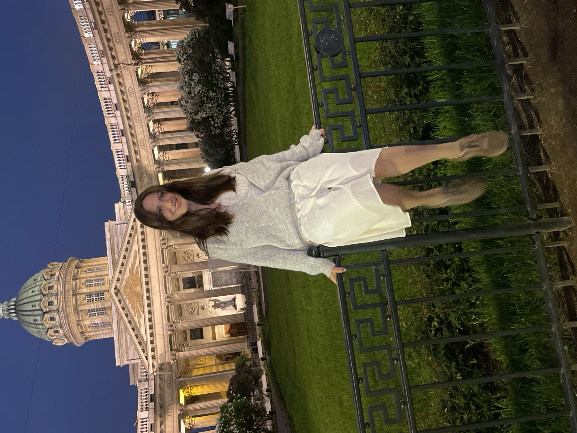 Evening street life unfolds across Saint Petersburg