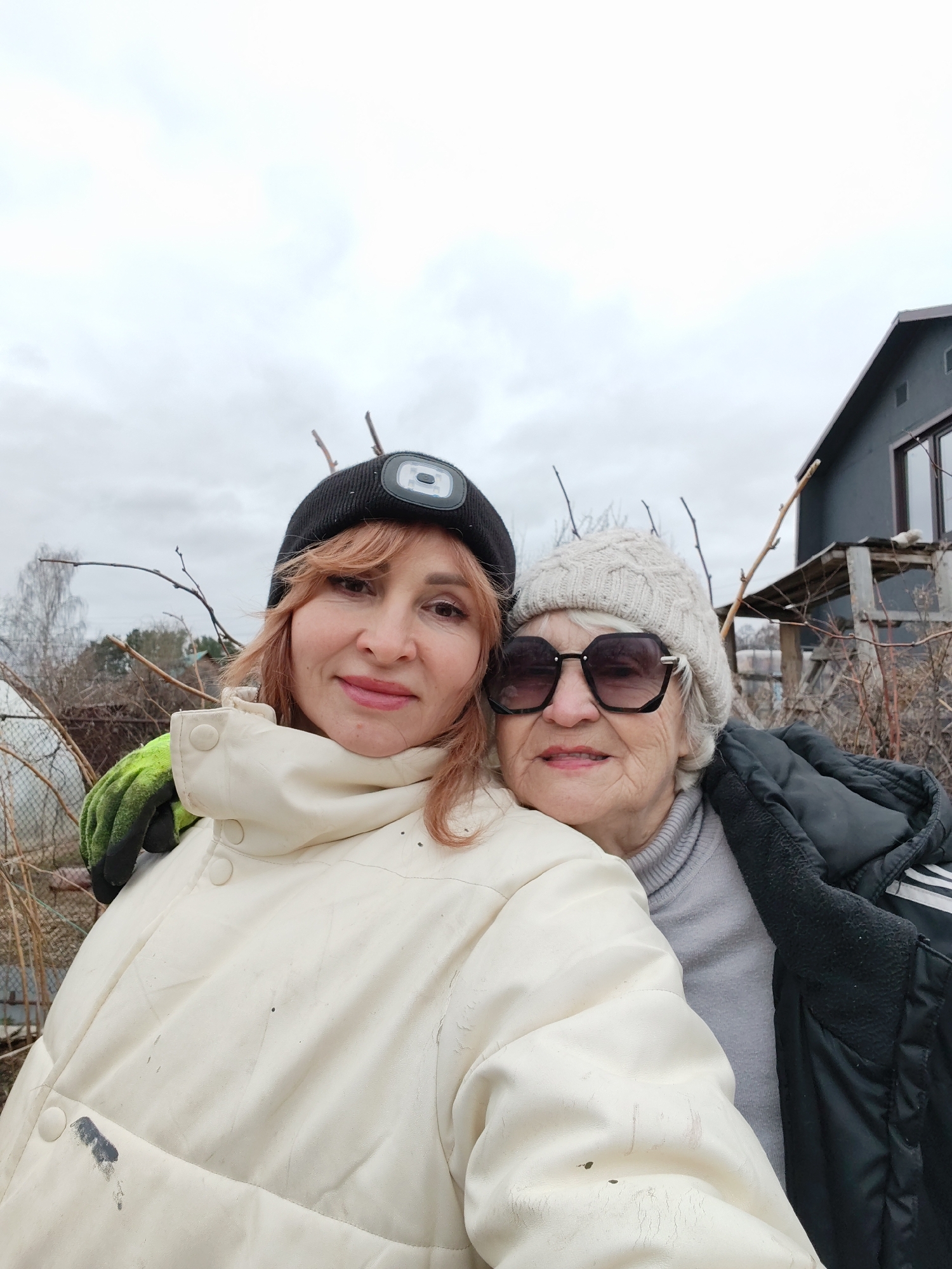Women document outdoor activities, gardening in Chaikovsky, Russia