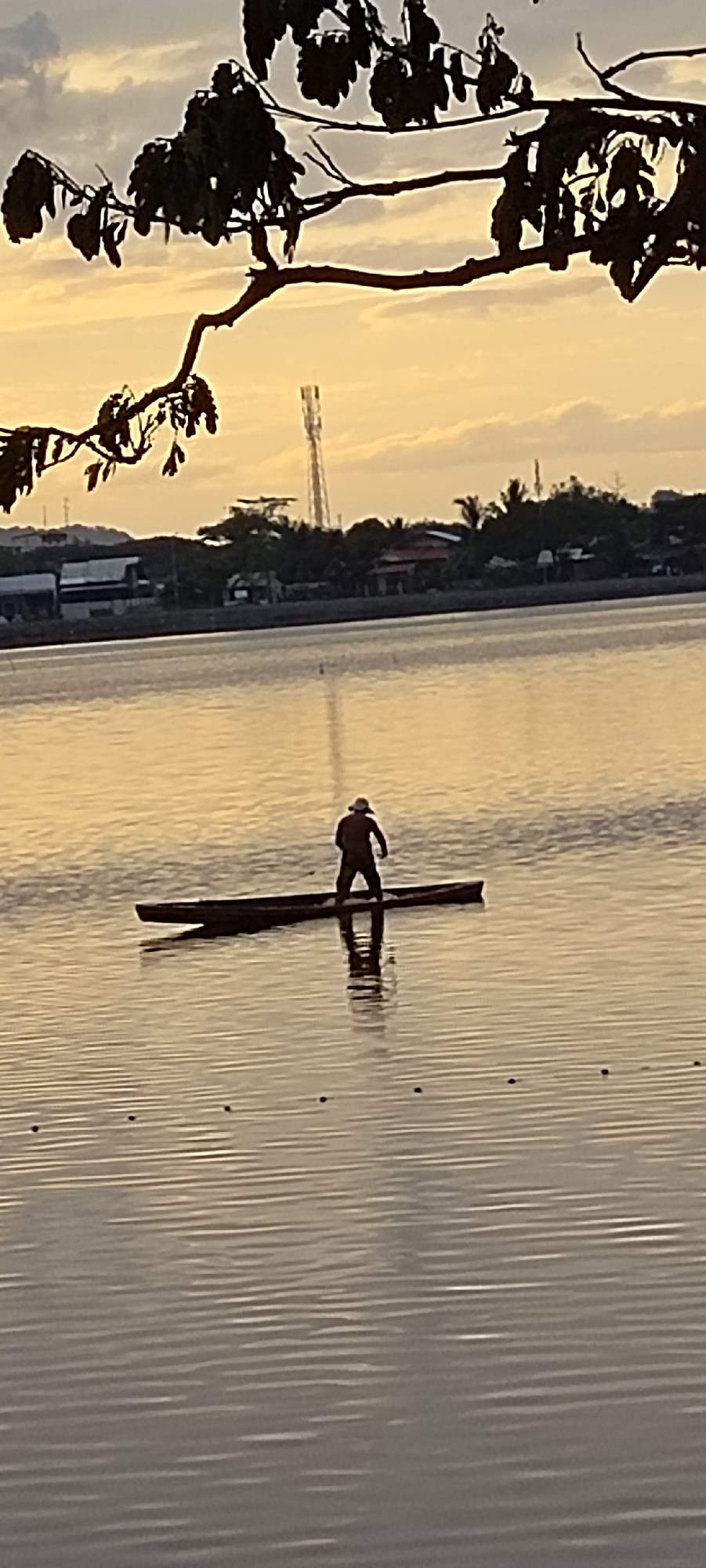 Golden hour along the Lhokseumawe waterfront