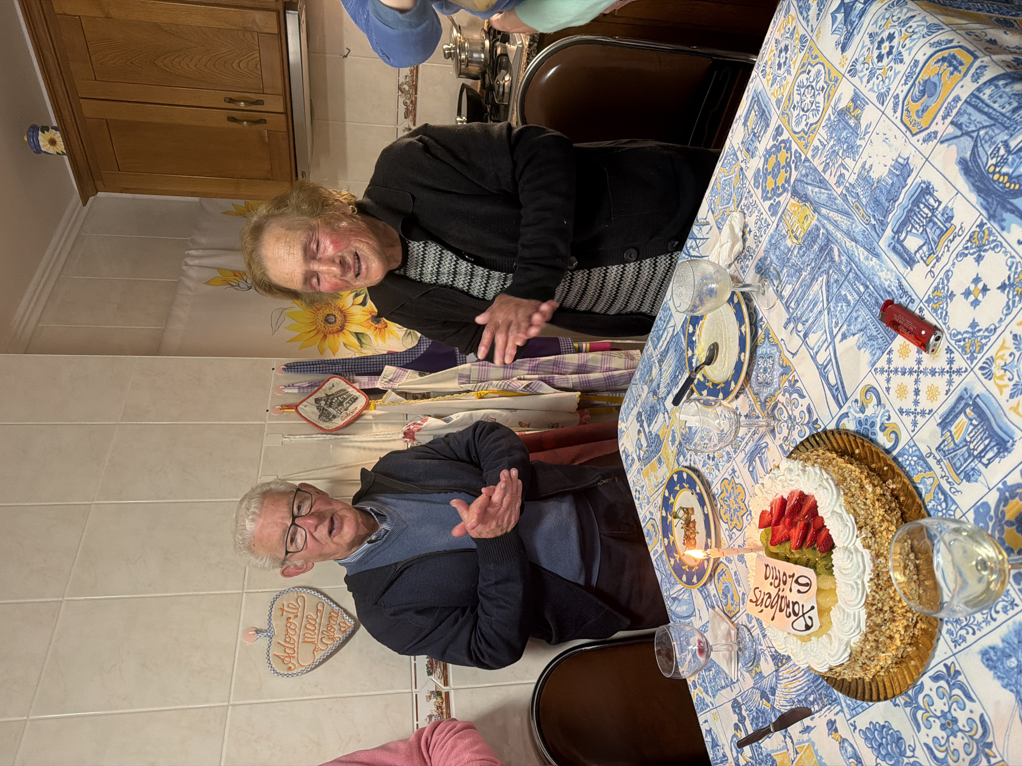 Birthday celebration for Gloria observed in Vila Real, Portugal
