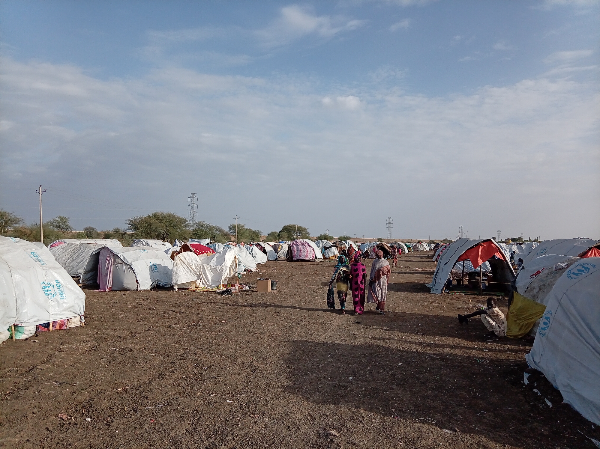 Displacement camp documented in Ad-Damazin, Sudan