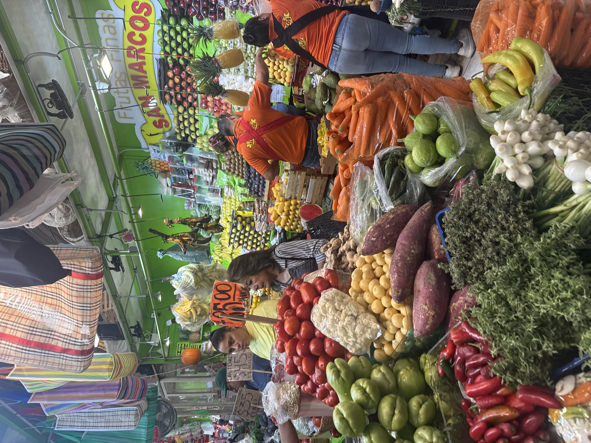 Evening market scenes documented in Puebla, Mexico