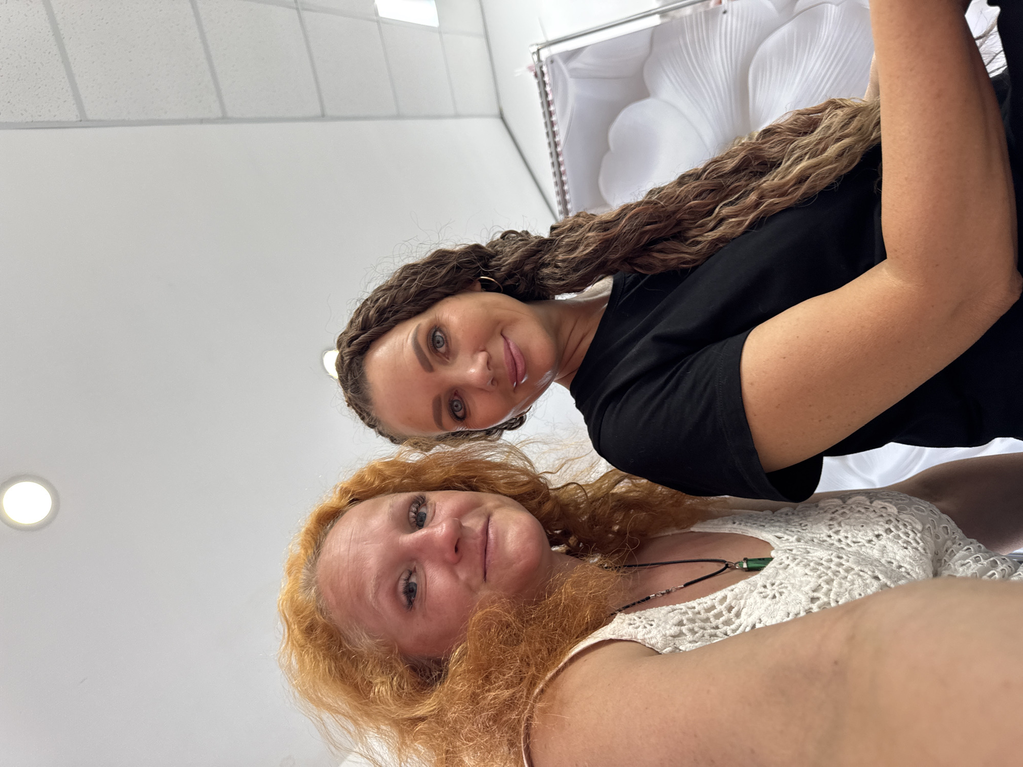Woman documents morning outing with selfies across Chaikovsky, Russia