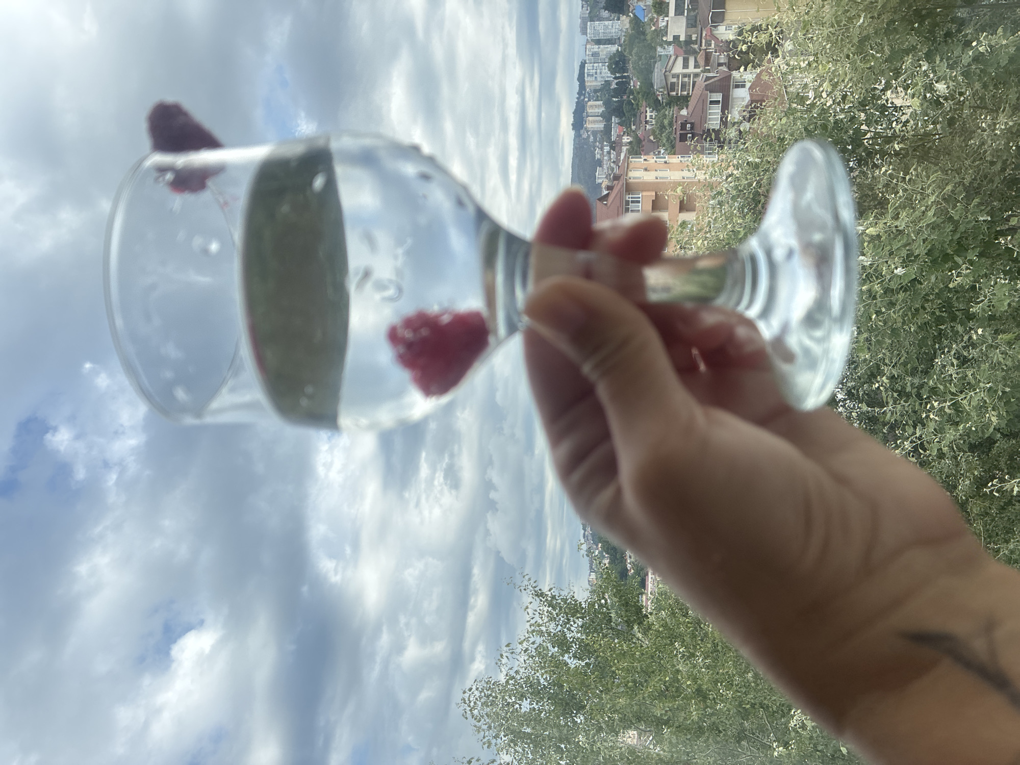 Lazy summer morning with raspberries and rooftop views in Sochi