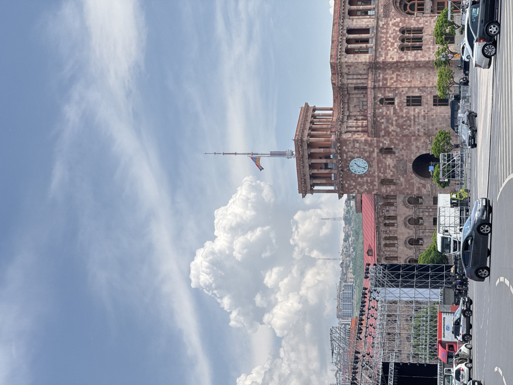 Morning photo walk documents Yerevan landmarks and street life