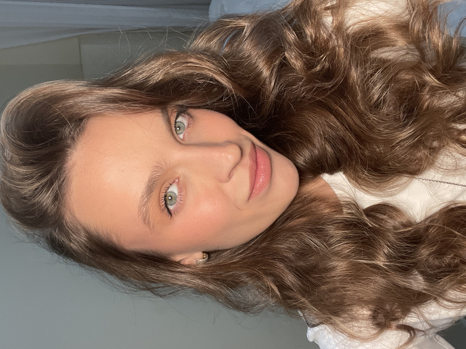 Woman documents beauty routine and selfies in Budva Montenegro
